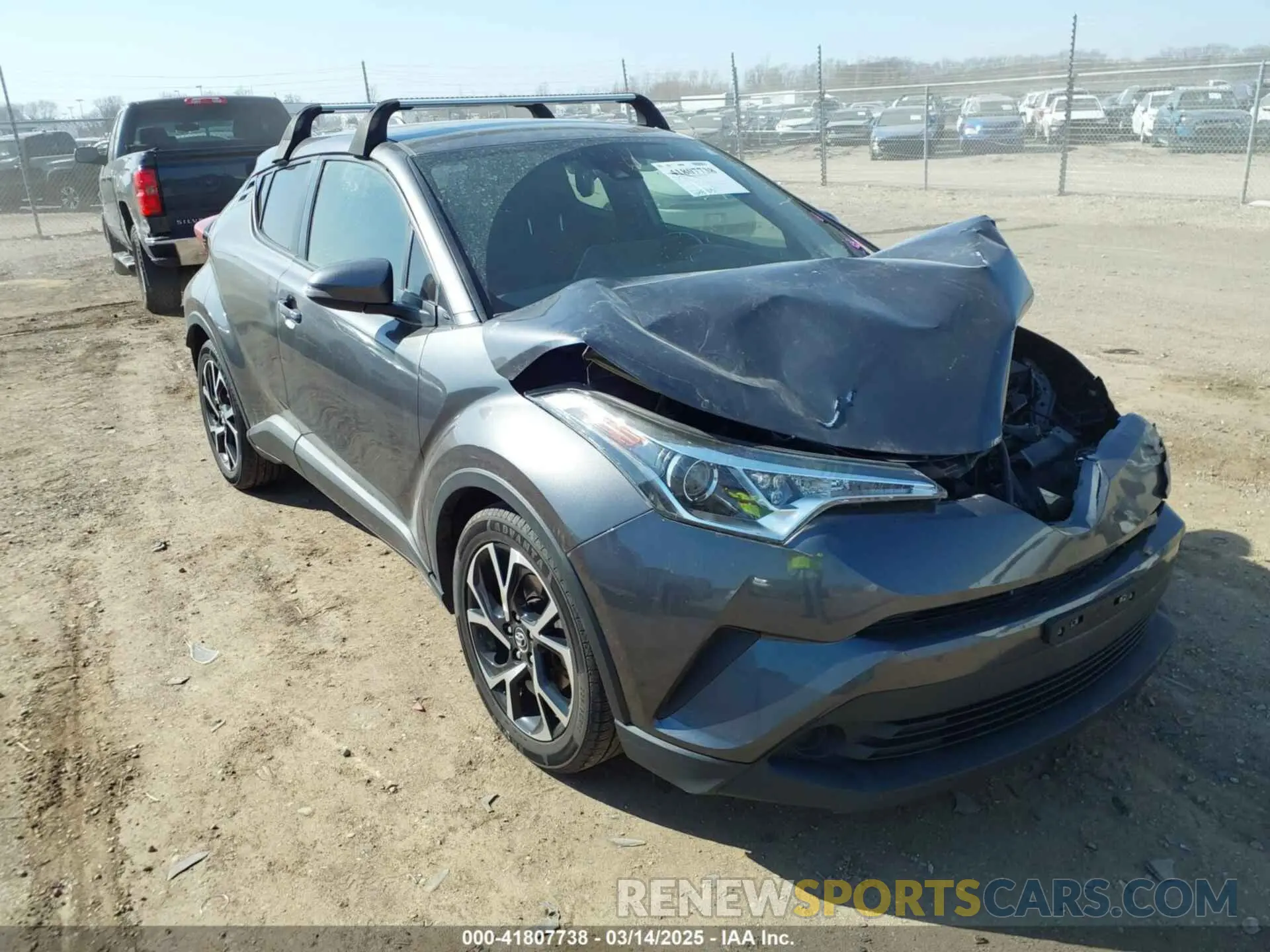 1 fotografías del automóvil dañado JTNKHMBX4K1025527 TOYOTA C-HR 2019