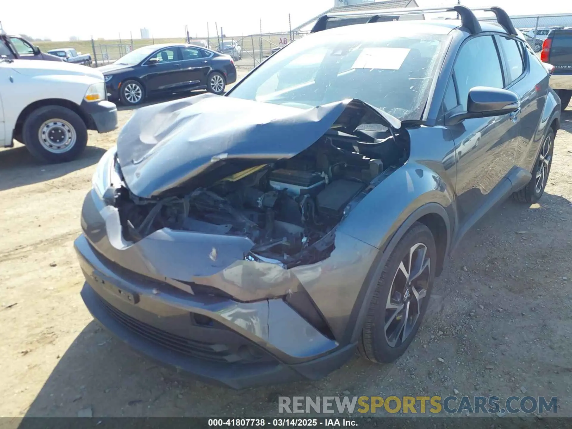 6 fotografías del automóvil dañado JTNKHMBX4K1025527 TOYOTA C-HR 2019