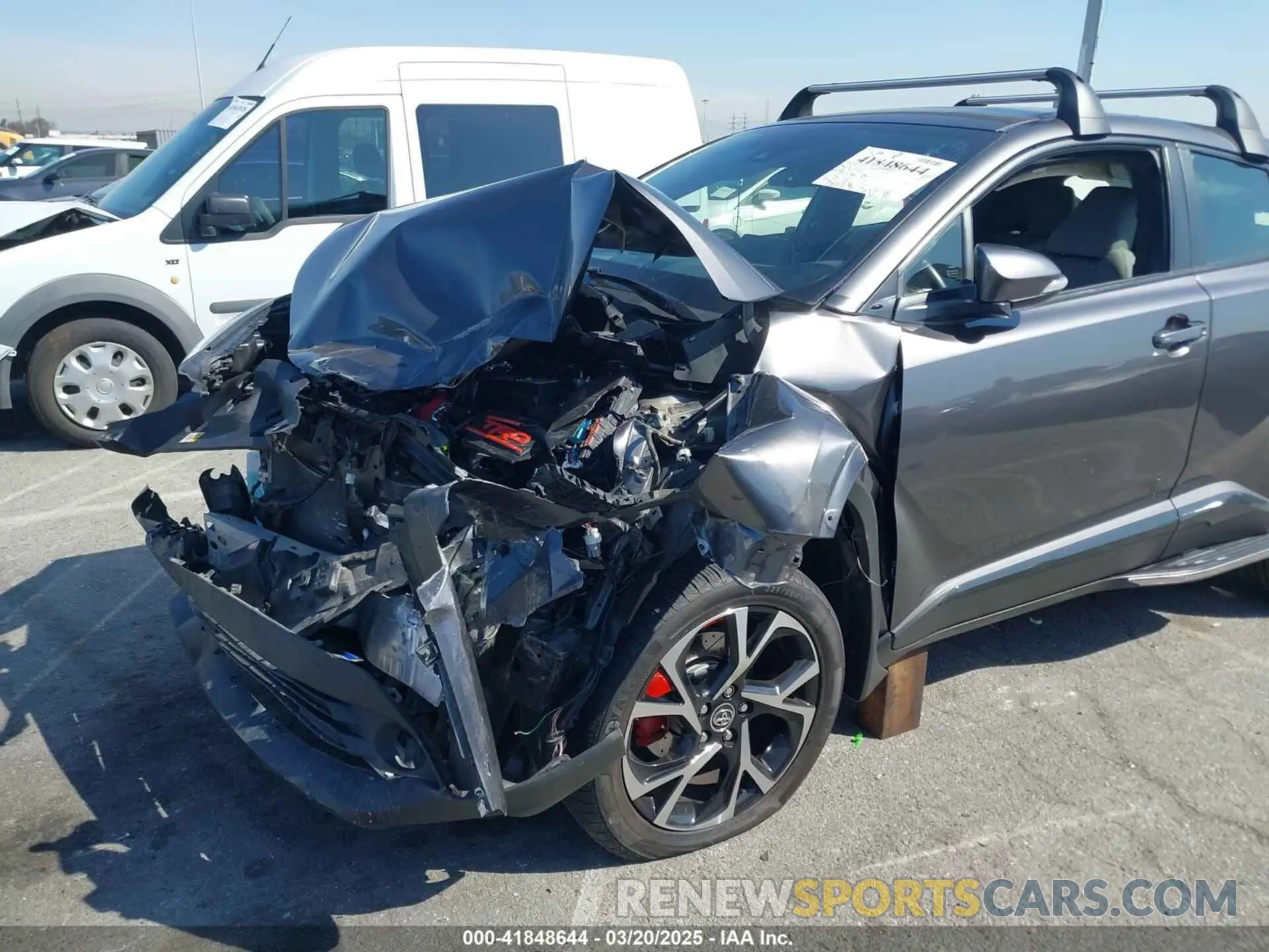 6 fotografías del automóvil dañado JTNKHMBX4K1026497 TOYOTA C-HR 2019