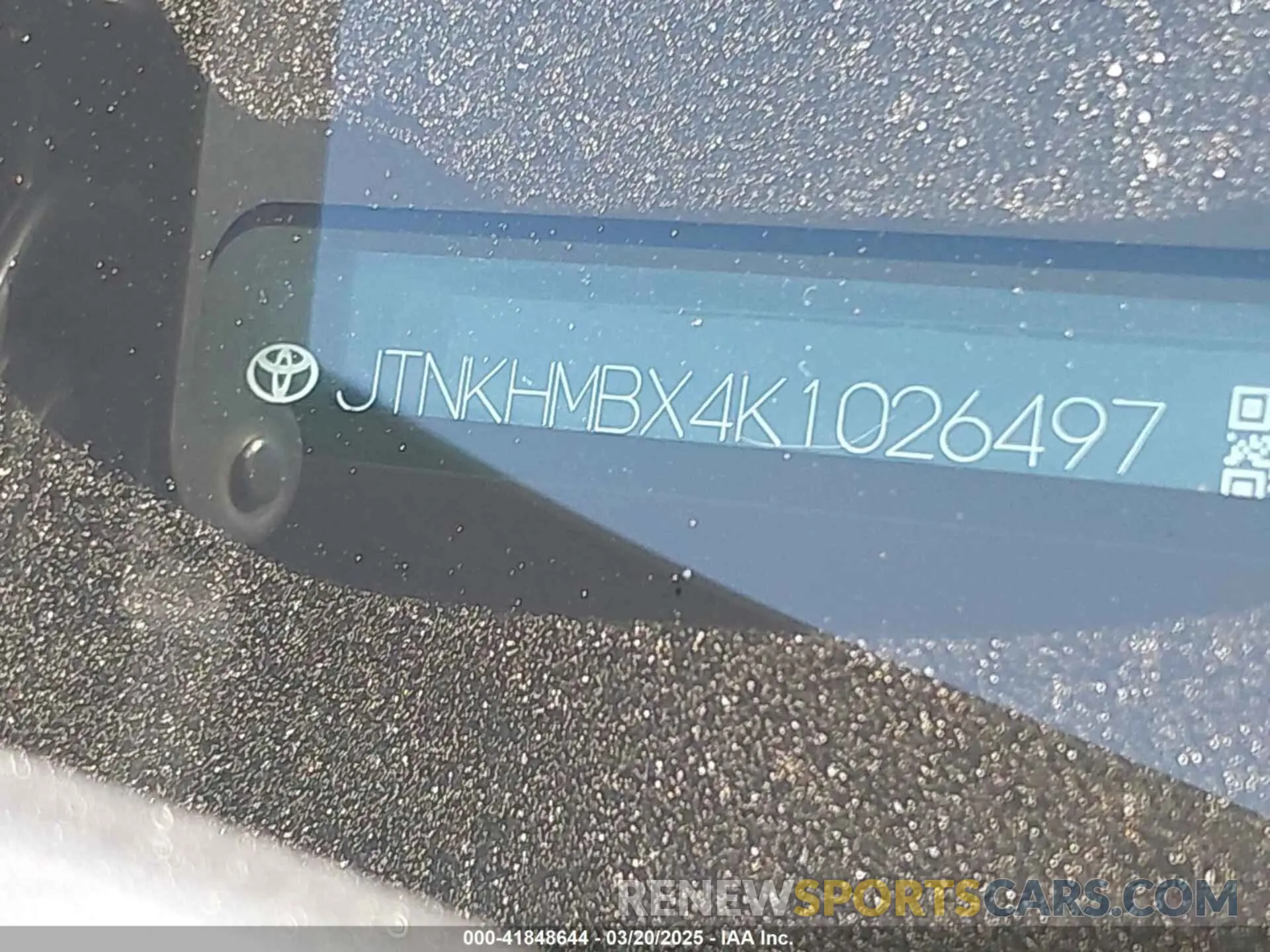 9 fotografías del automóvil dañado JTNKHMBX4K1026497 TOYOTA C-HR 2019