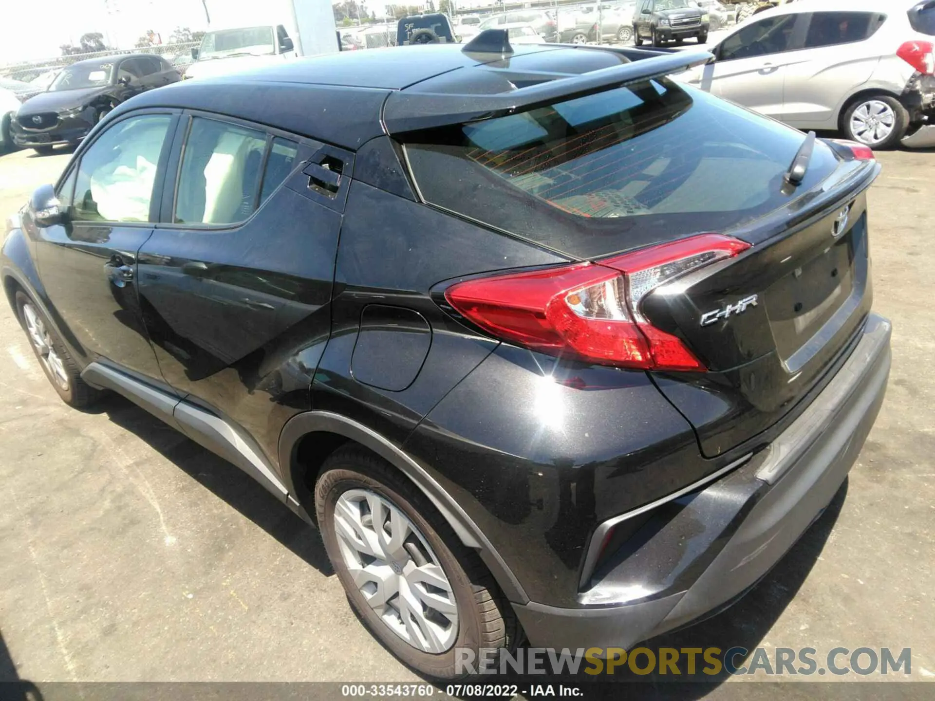 3 fotografías del automóvil dañado JTNKHMBX4K1030467 TOYOTA C-HR 2019