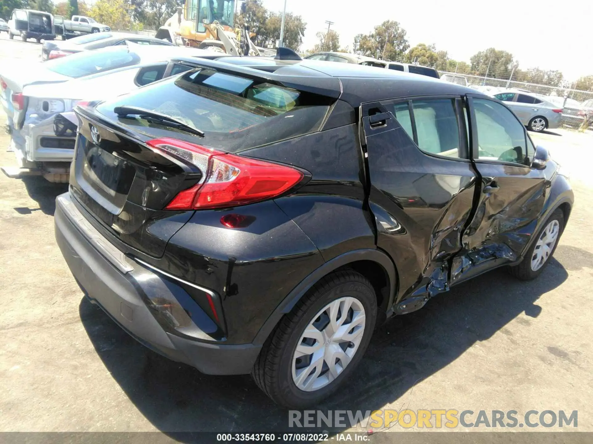 4 fotografías del automóvil dañado JTNKHMBX4K1030467 TOYOTA C-HR 2019