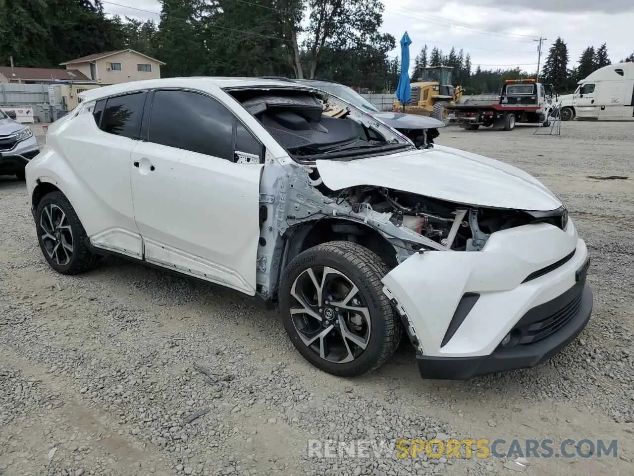 4 fotografías del automóvil dañado JTNKHMBX4K1039220 TOYOTA C-HR 2019
