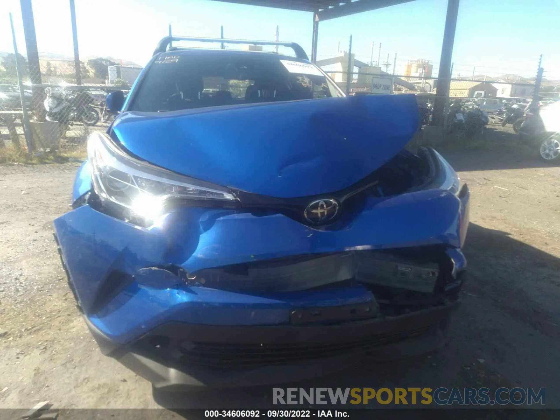 6 fotografías del automóvil dañado JTNKHMBX4K1055210 TOYOTA C-HR 2019