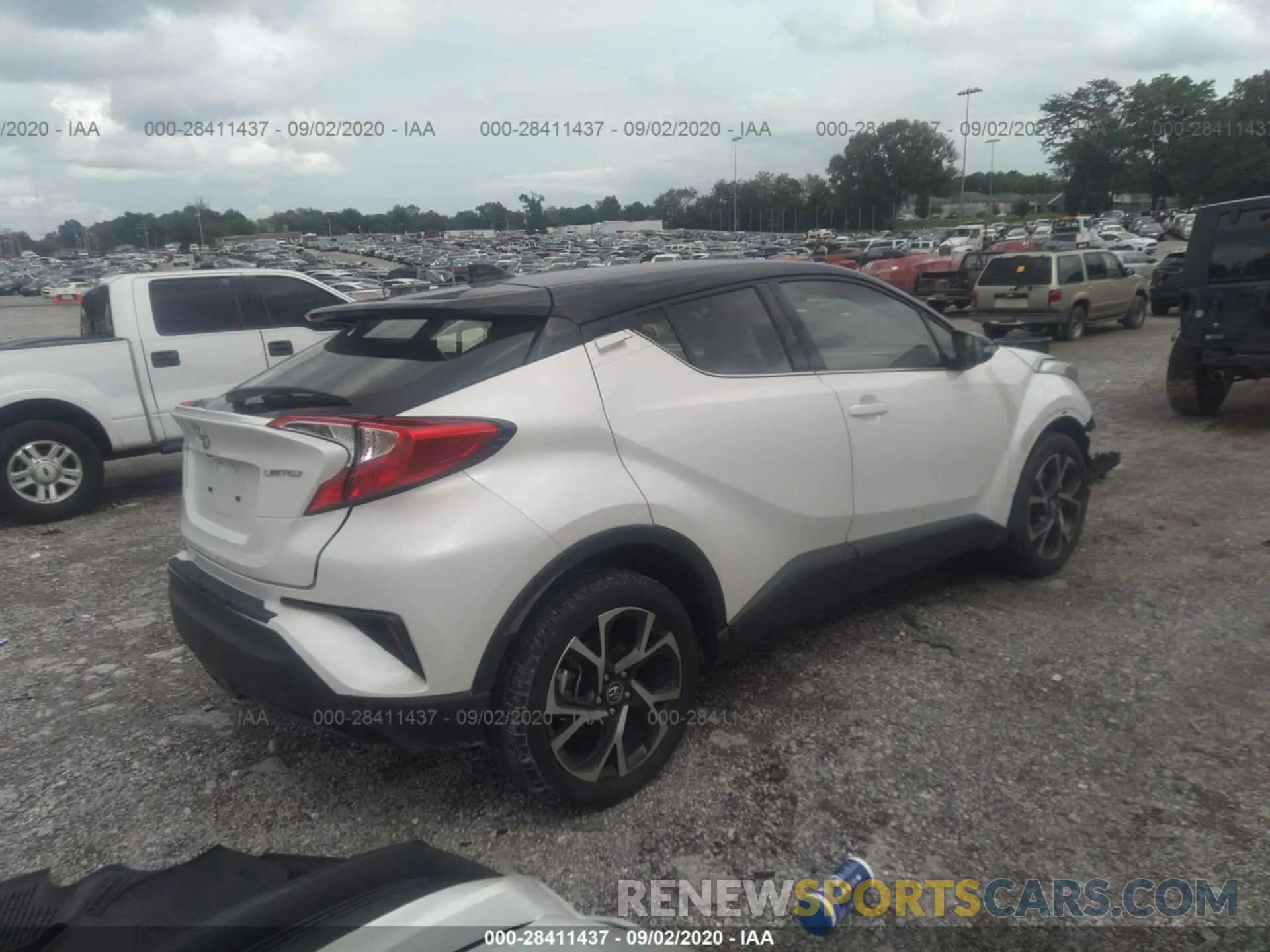 4 fotografías del automóvil dañado JTNKHMBX4K1061931 TOYOTA C-HR 2019