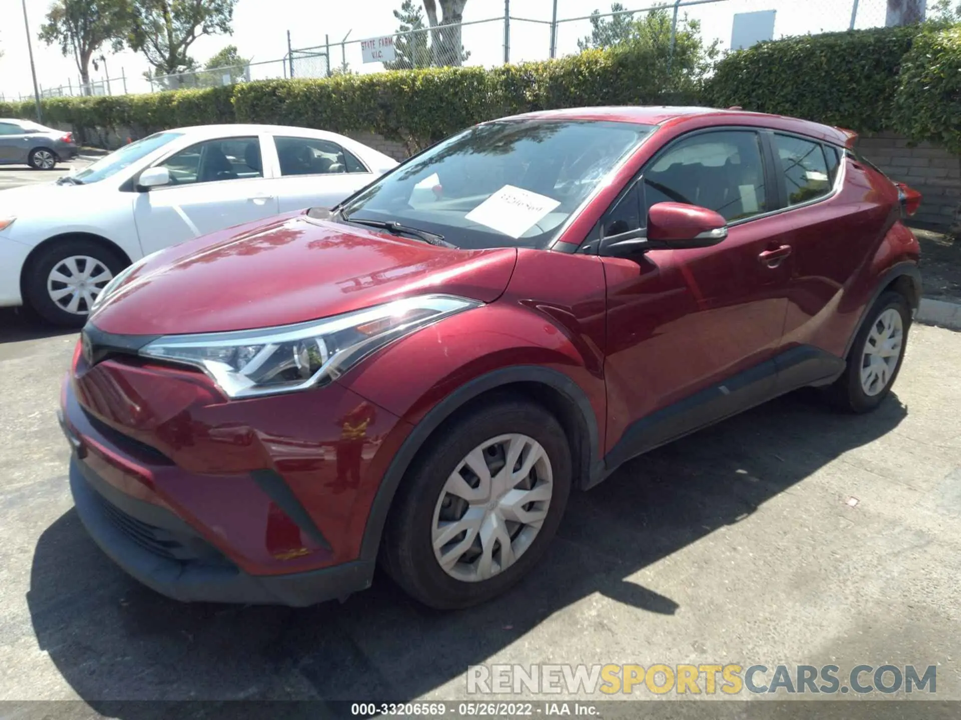 2 fotografías del automóvil dañado JTNKHMBX5K1023236 TOYOTA C-HR 2019