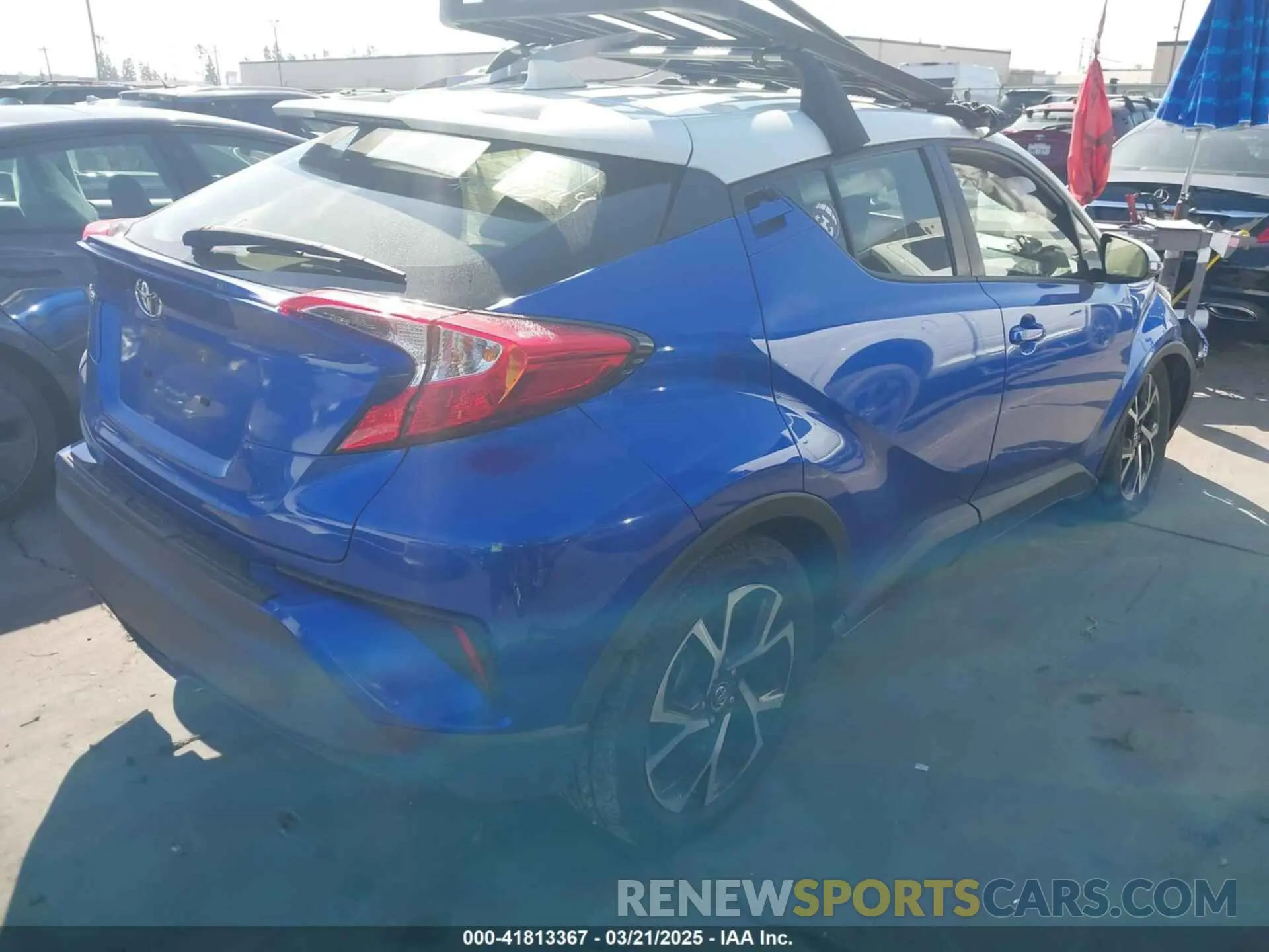 4 fotografías del automóvil dañado JTNKHMBX5K1043079 TOYOTA C-HR 2019