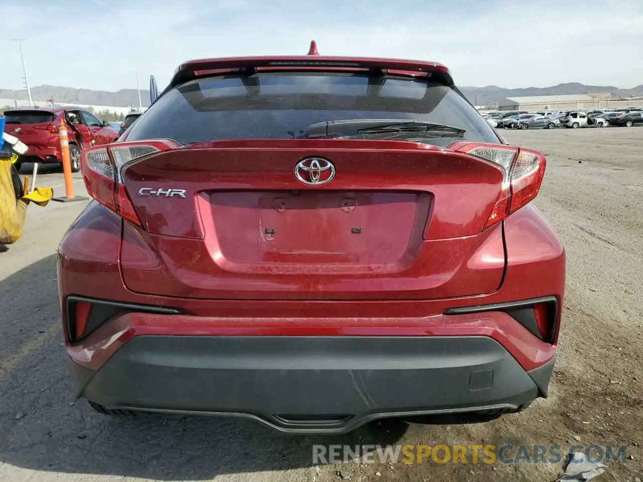 6 fotografías del automóvil dañado JTNKHMBX5K1048945 TOYOTA C-HR 2019
