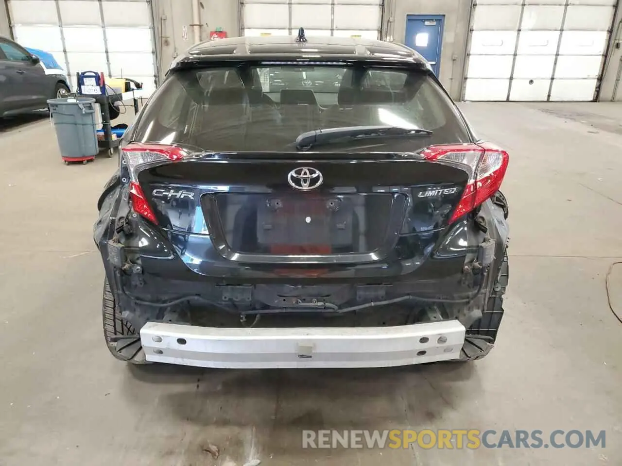 6 fotografías del automóvil dañado JTNKHMBX6K1015176 TOYOTA C-HR 2019