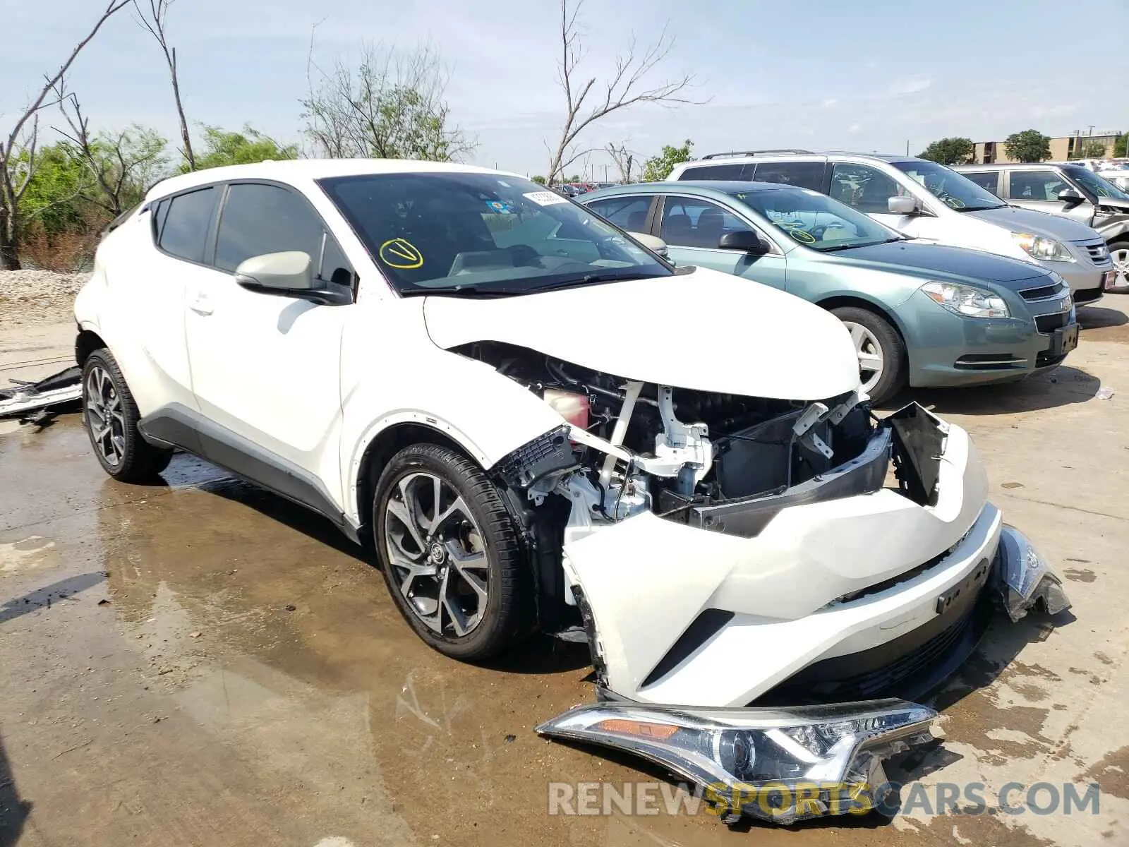 1 fotografías del automóvil dañado JTNKHMBX6K1019518 TOYOTA C-HR 2019