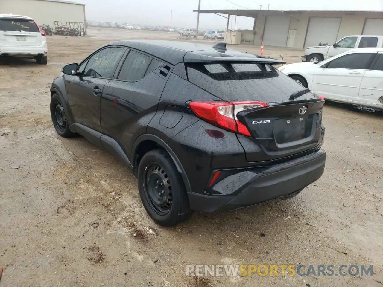 3 fotografías del automóvil dañado JTNKHMBX6K1032141 TOYOTA C-HR 2019