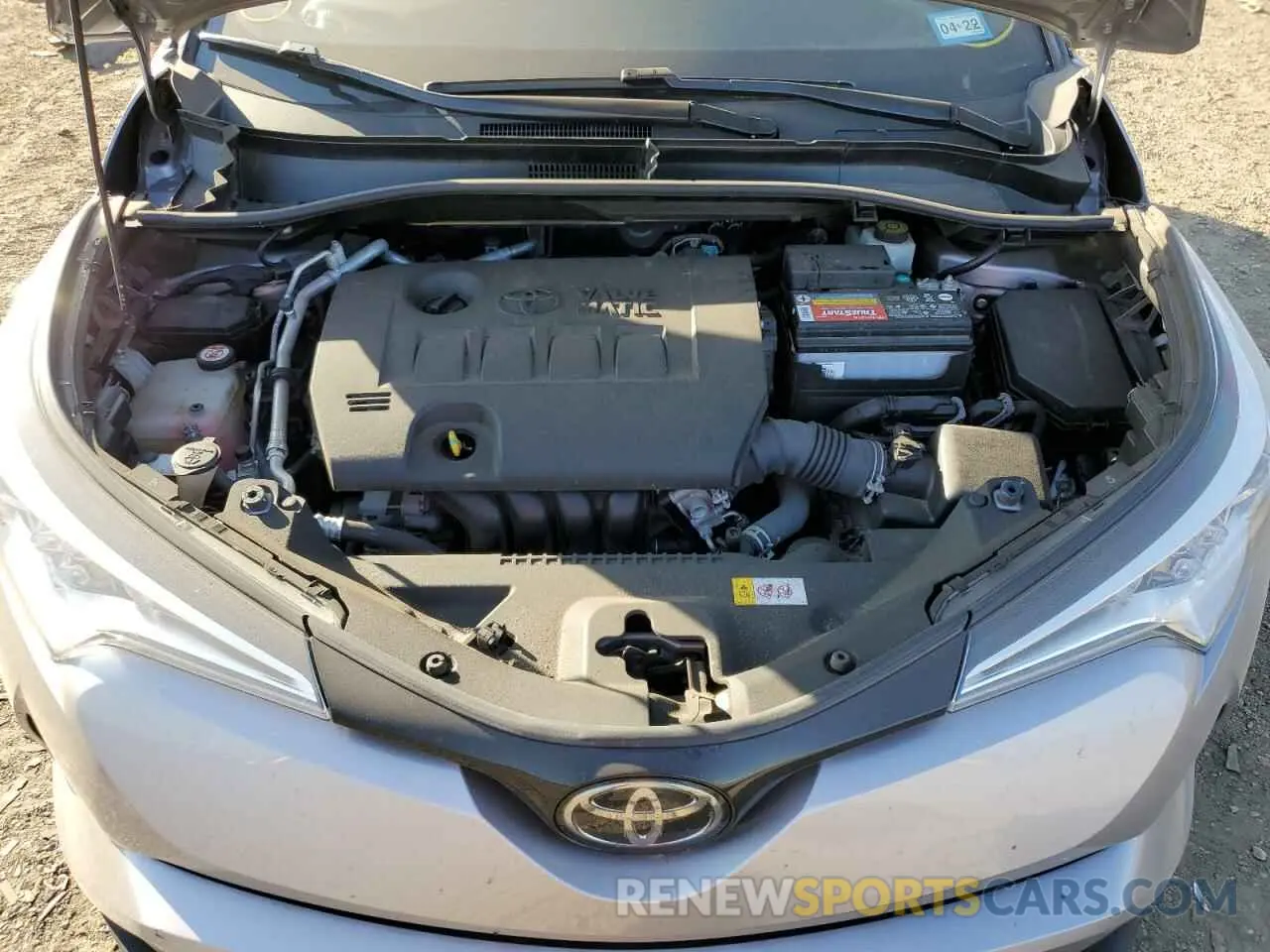 7 fotografías del automóvil dañado JTNKHMBX6K1037274 TOYOTA C-HR 2019