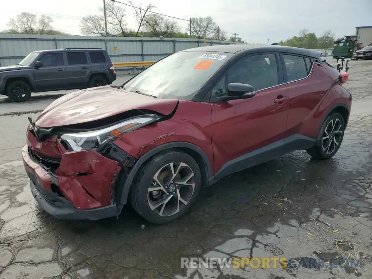 1 fotografías del automóvil dañado JTNKHMBX7K1025540 TOYOTA C-HR 2019