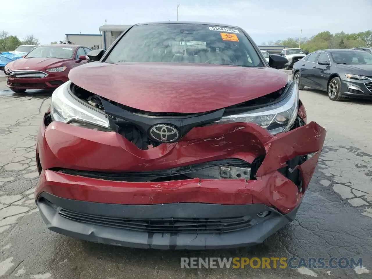 5 fotografías del automóvil dañado JTNKHMBX7K1025540 TOYOTA C-HR 2019