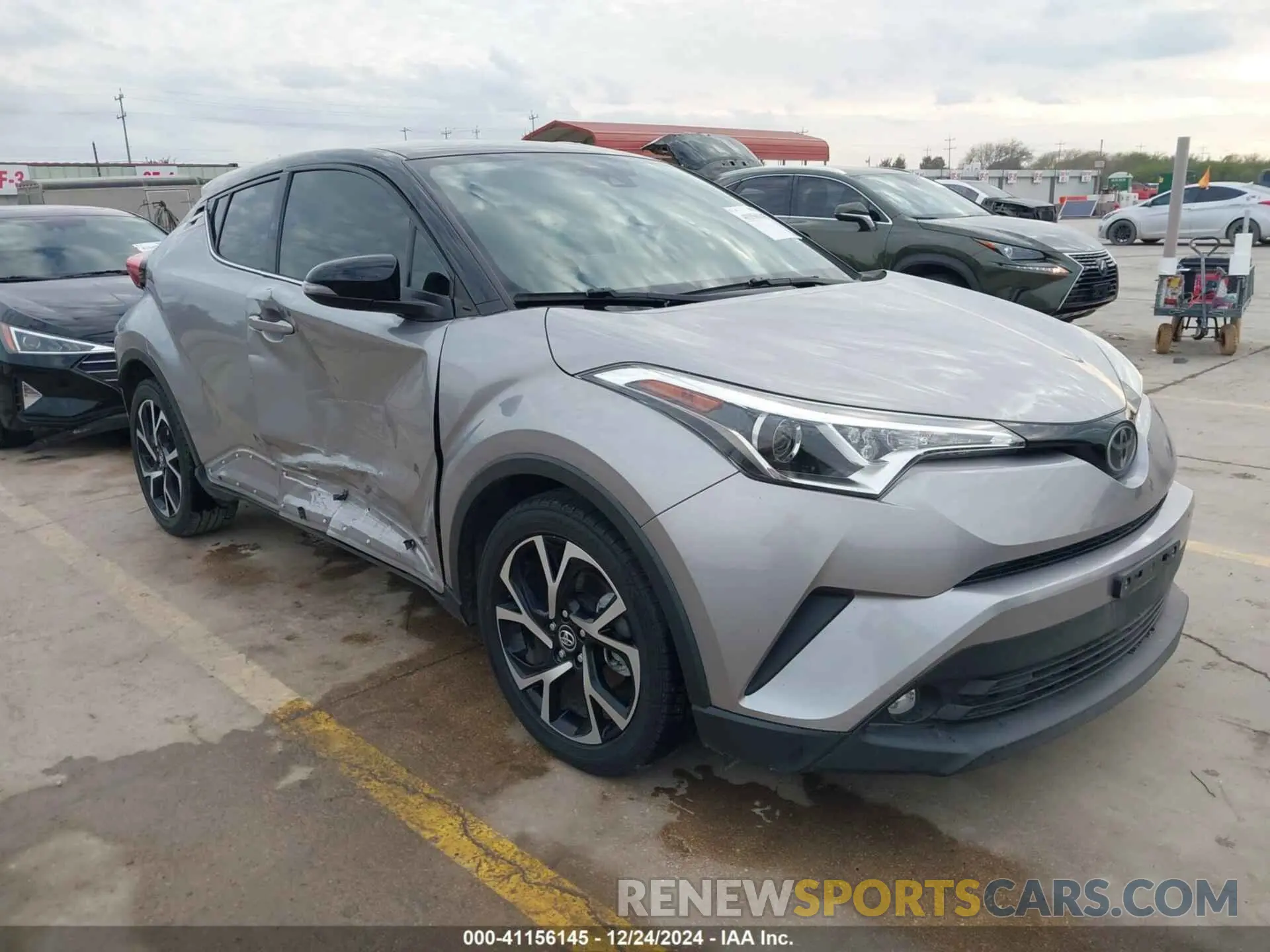 1 fotografías del automóvil dañado JTNKHMBX7K1026672 TOYOTA C-HR 2019