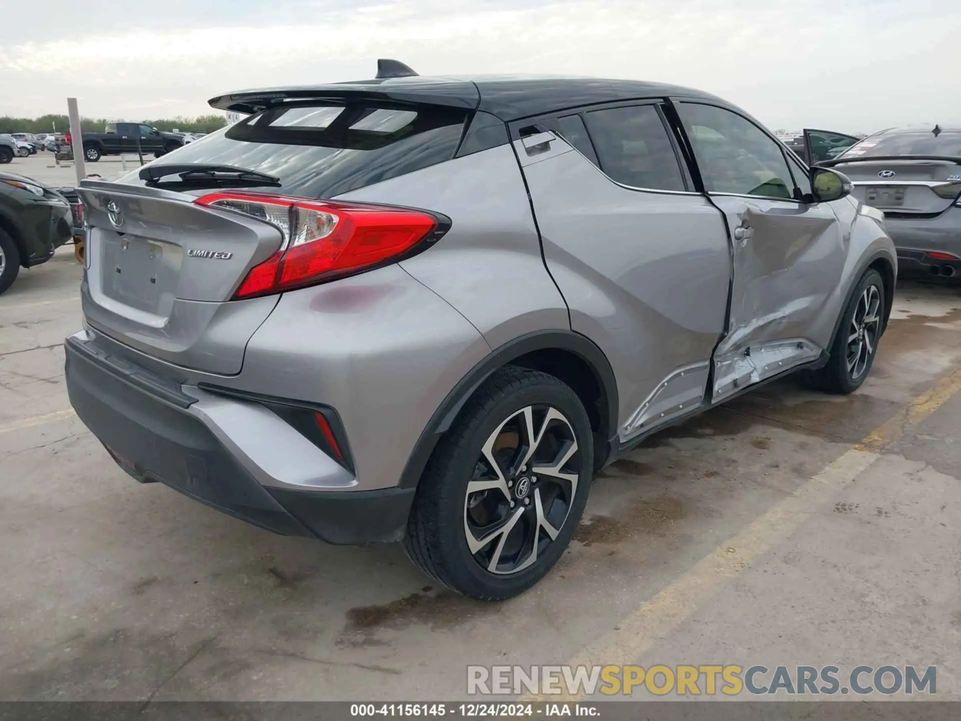4 fotografías del automóvil dañado JTNKHMBX7K1026672 TOYOTA C-HR 2019
