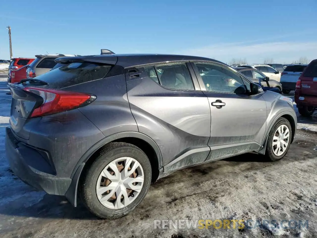 3 fotografías del automóvil dañado JTNKHMBX7K1044220 TOYOTA C-HR 2019
