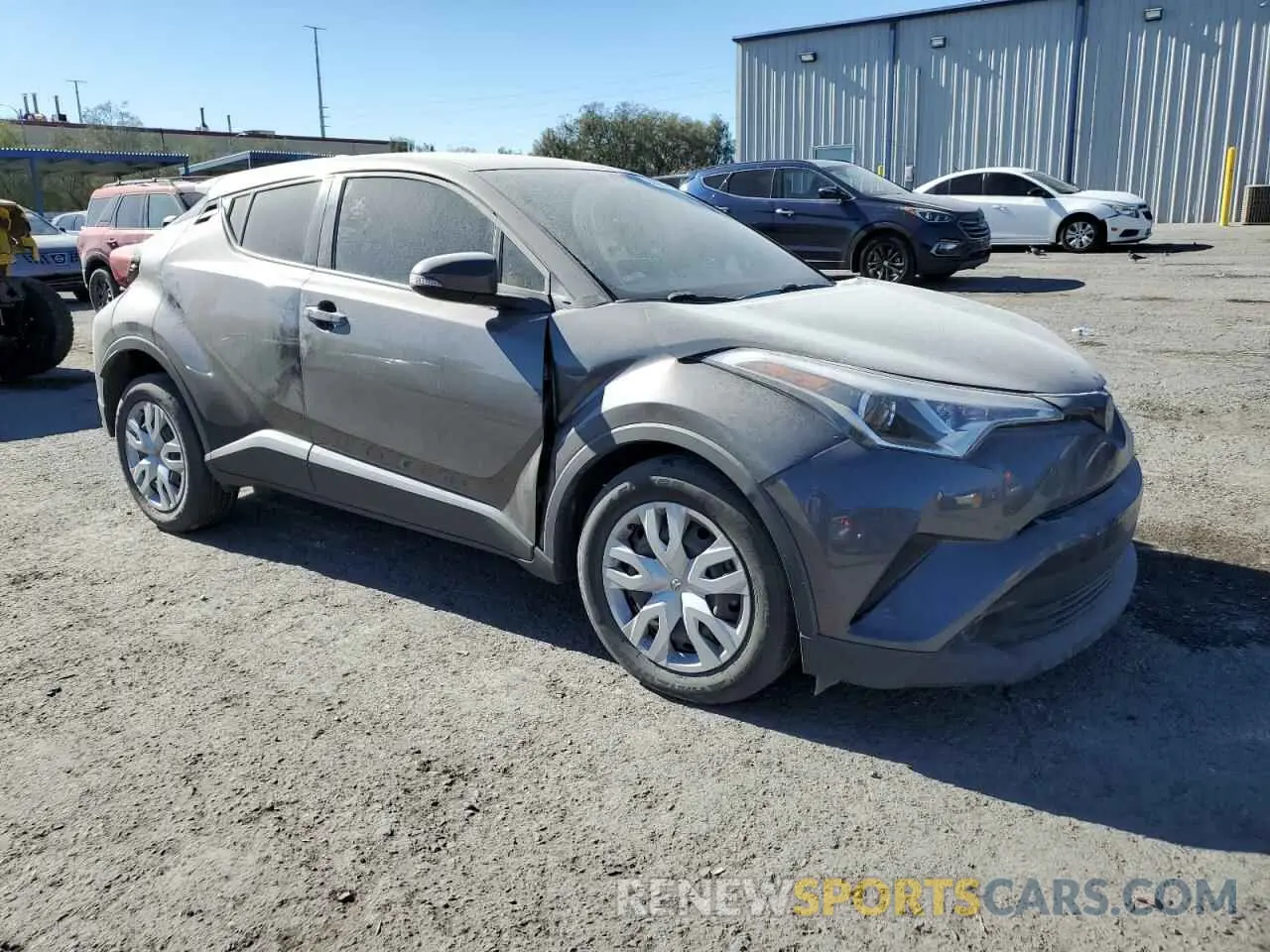 4 fotografías del automóvil dañado JTNKHMBX8K1032285 TOYOTA C-HR 2019