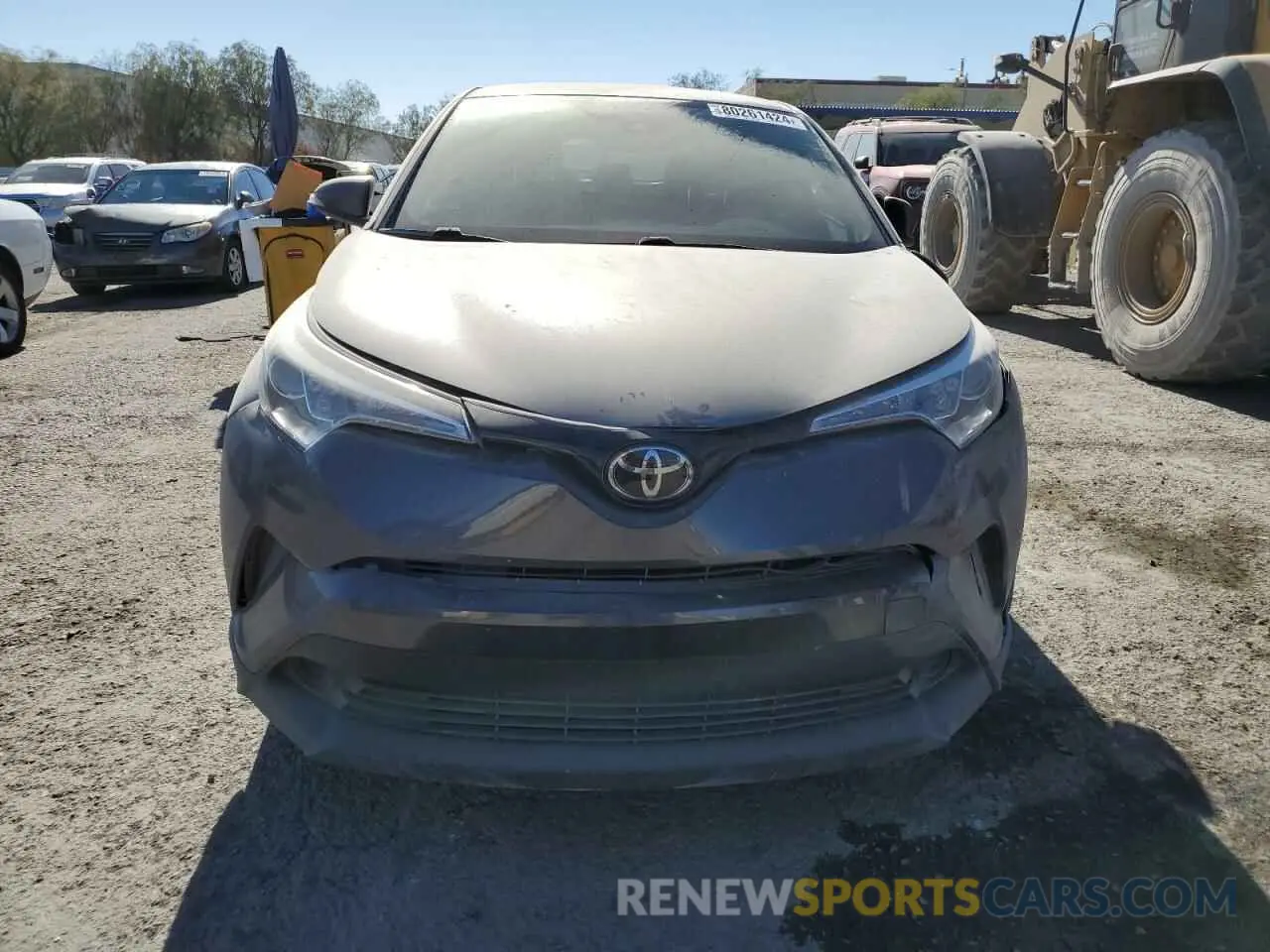 5 fotografías del automóvil dañado JTNKHMBX8K1032285 TOYOTA C-HR 2019