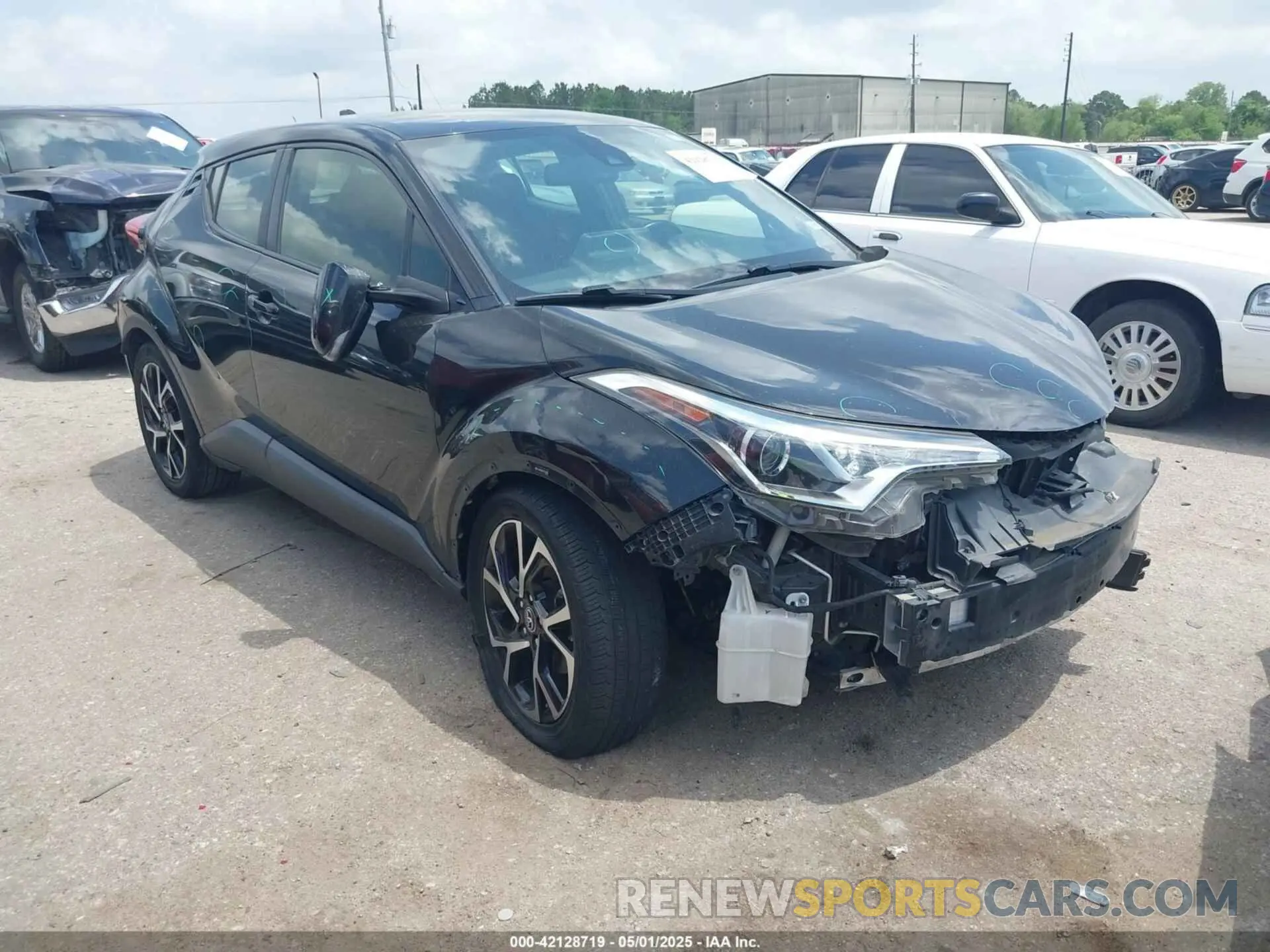 1 fotografías del automóvil dañado JTNKHMBX8K1036868 TOYOTA C-HR 2019