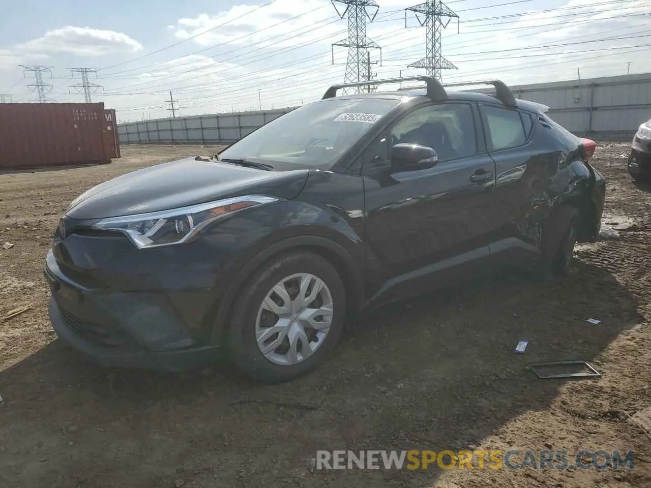 1 fotografías del automóvil dañado JTNKHMBX8K1054416 TOYOTA C-HR 2019