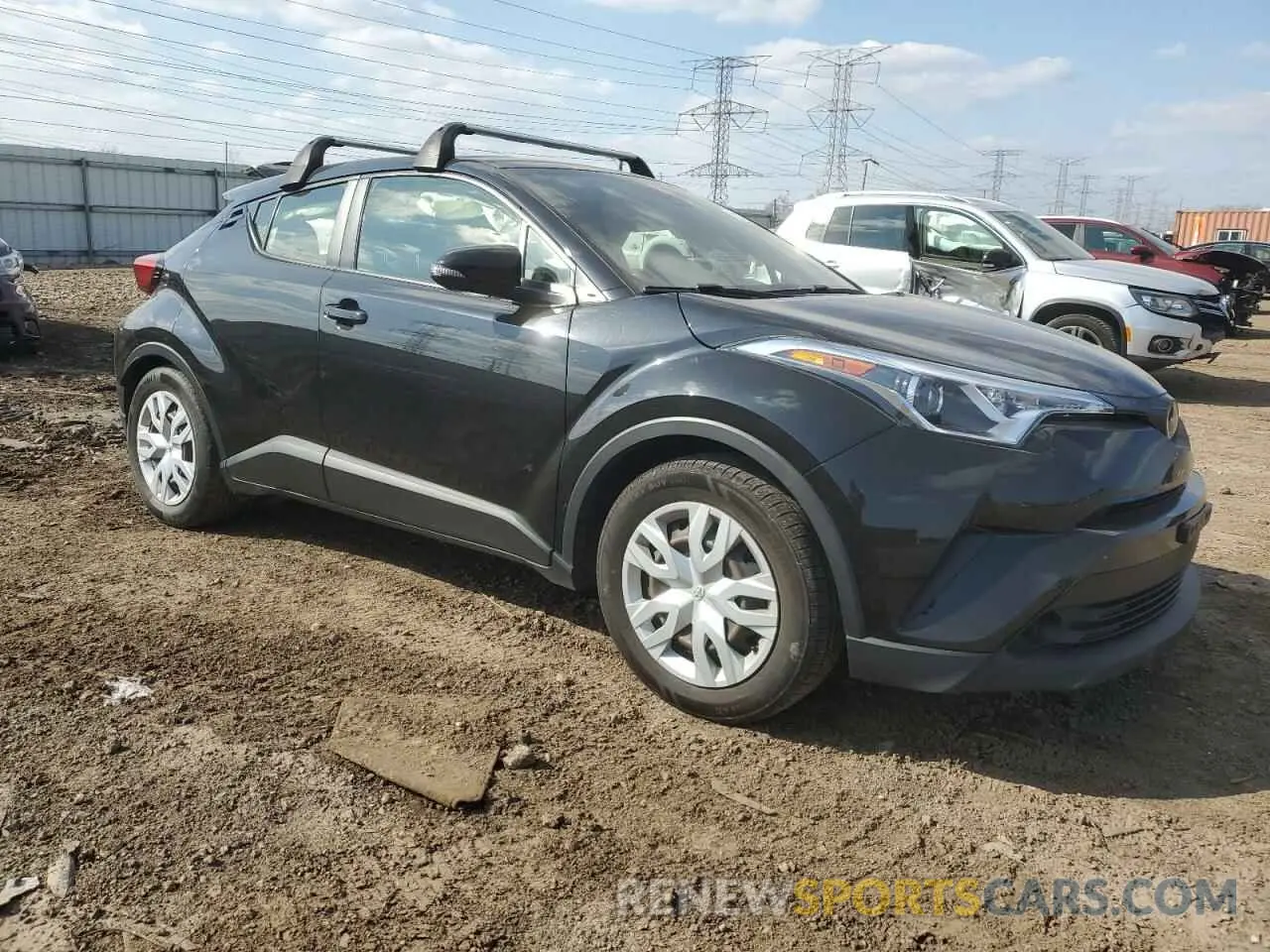 4 fotografías del automóvil dañado JTNKHMBX8K1054416 TOYOTA C-HR 2019