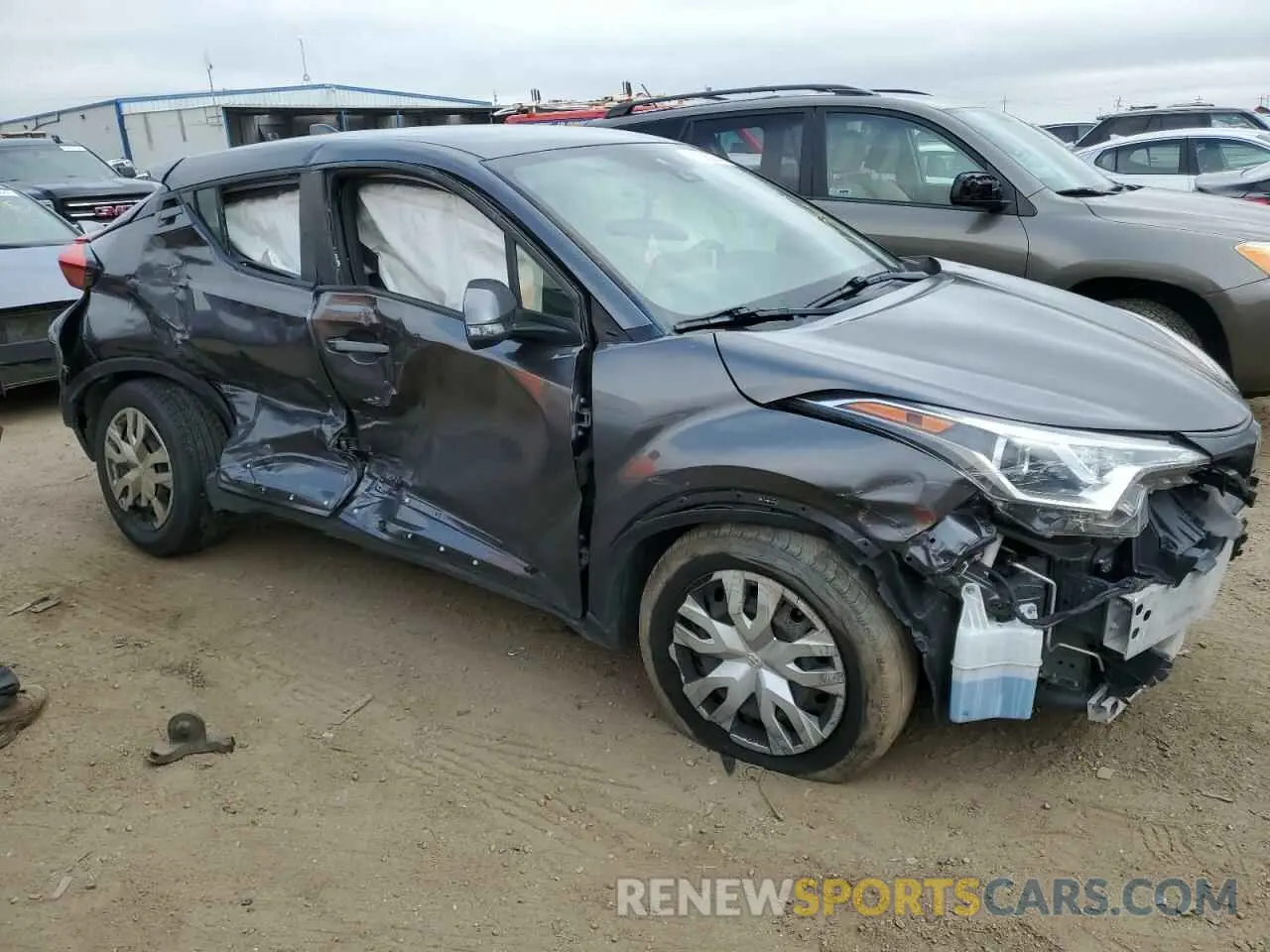 4 fotografías del automóvil dañado JTNKHMBX9K1017391 TOYOTA C-HR 2019