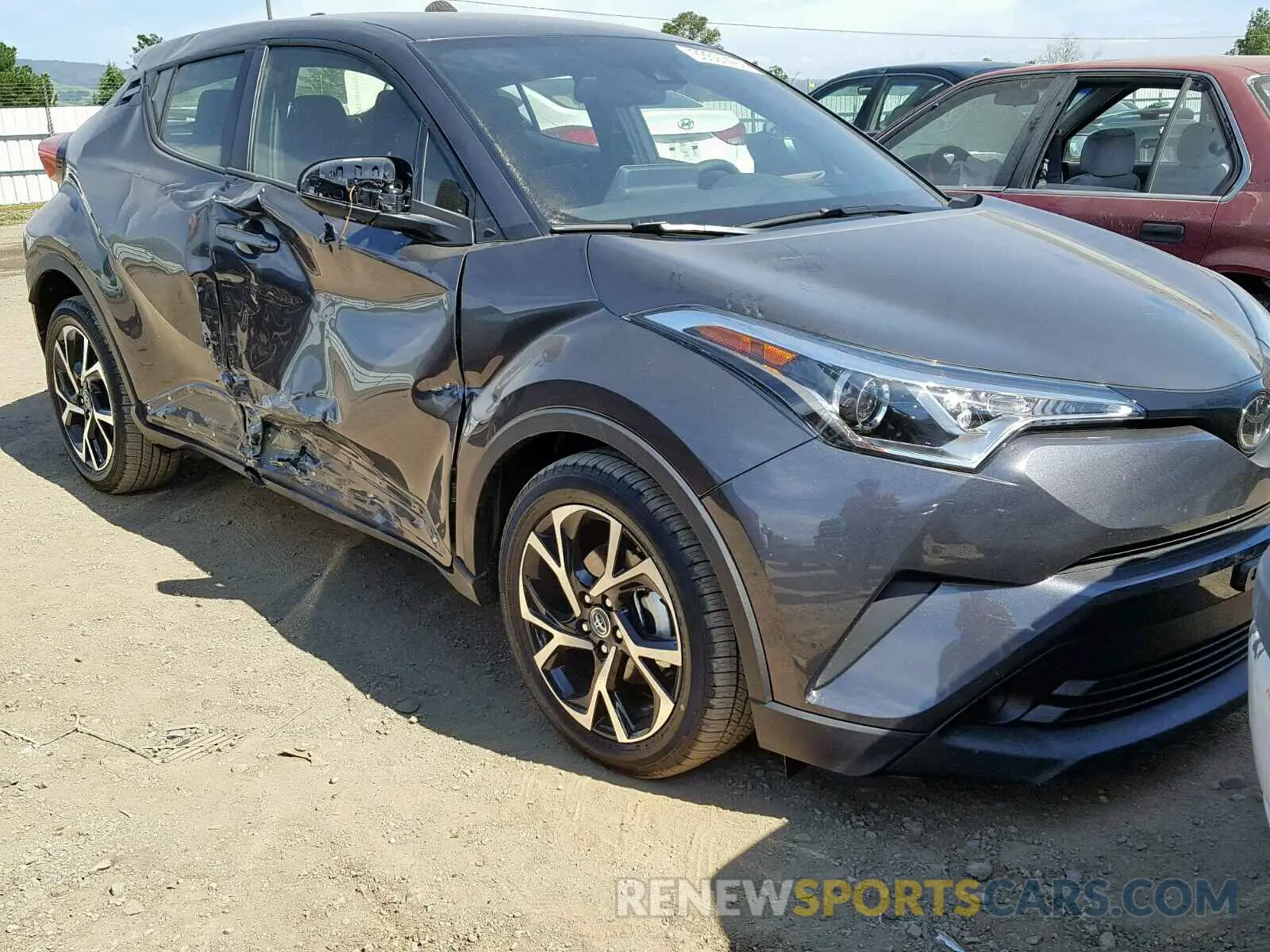 1 fotografías del automóvil dañado JTNKHMBX9K1037639 TOYOTA C-HR 2019