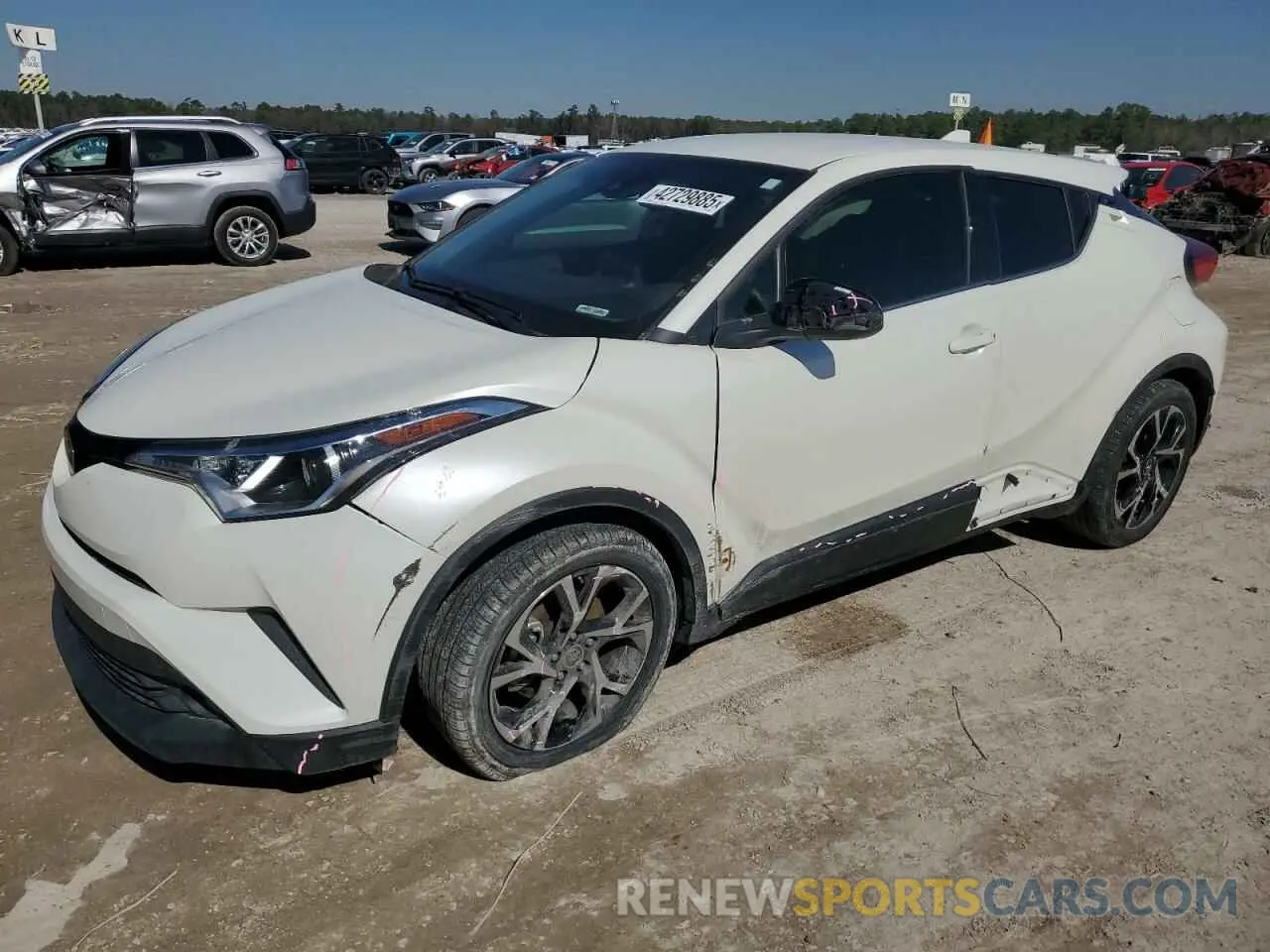 1 fotografías del automóvil dañado JTNKHMBX9K1054800 TOYOTA C-HR 2019