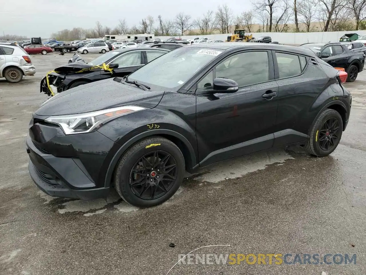 1 fotografías del automóvil dañado JTNKHMBX9K1054828 TOYOTA C-HR 2019