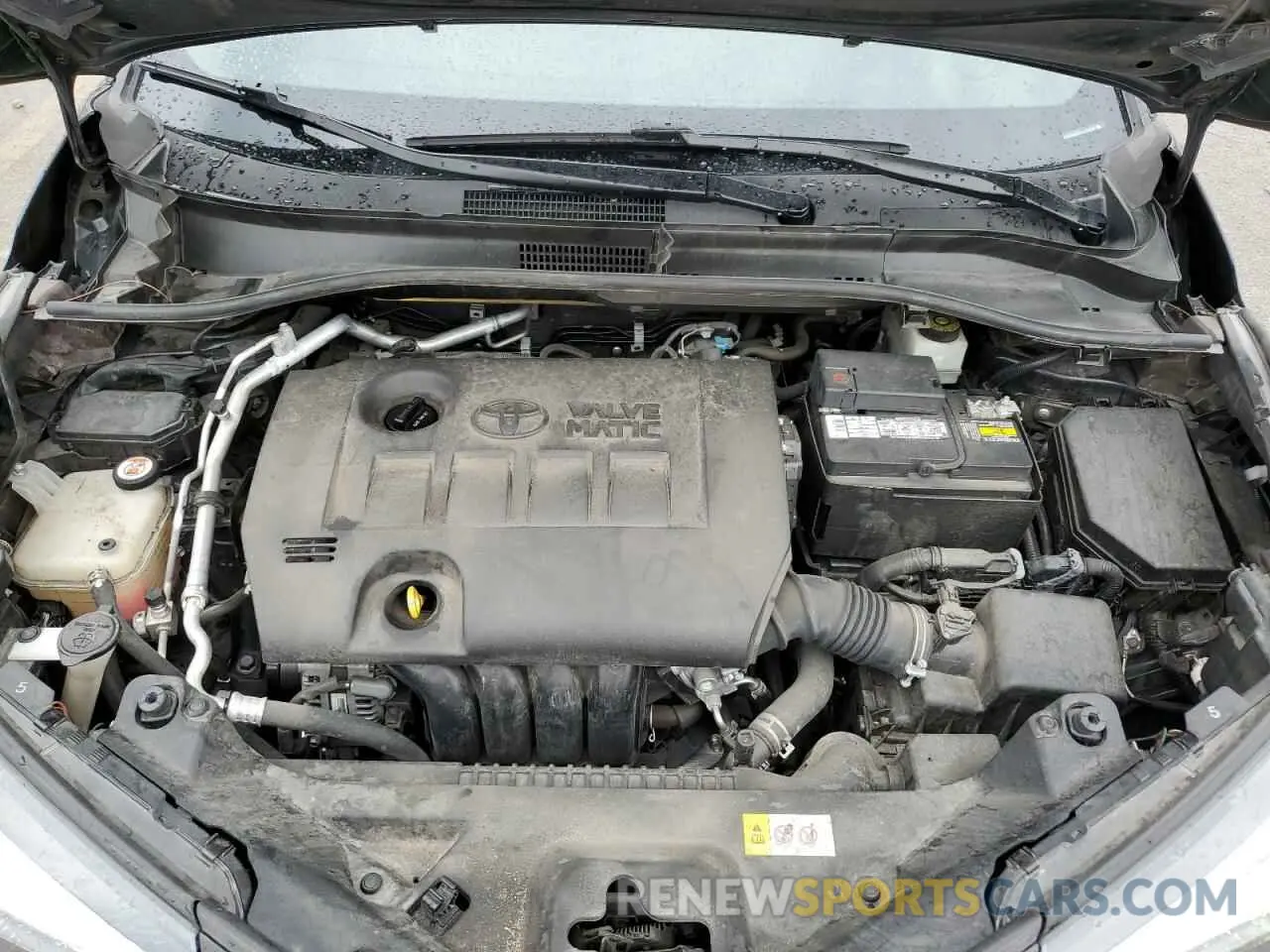 13 fotografías del automóvil dañado JTNKHMBX9K1054828 TOYOTA C-HR 2019