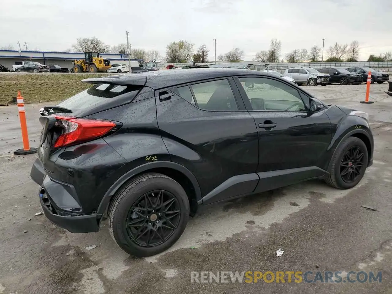 3 fotografías del automóvil dañado JTNKHMBX9K1054828 TOYOTA C-HR 2019