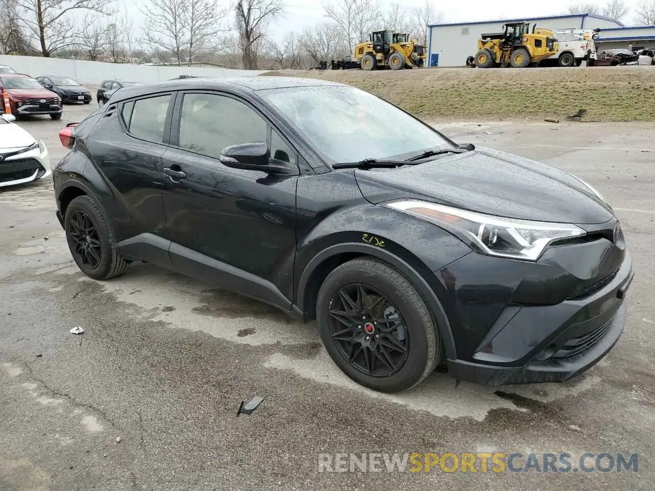 4 fotografías del automóvil dañado JTNKHMBX9K1054828 TOYOTA C-HR 2019