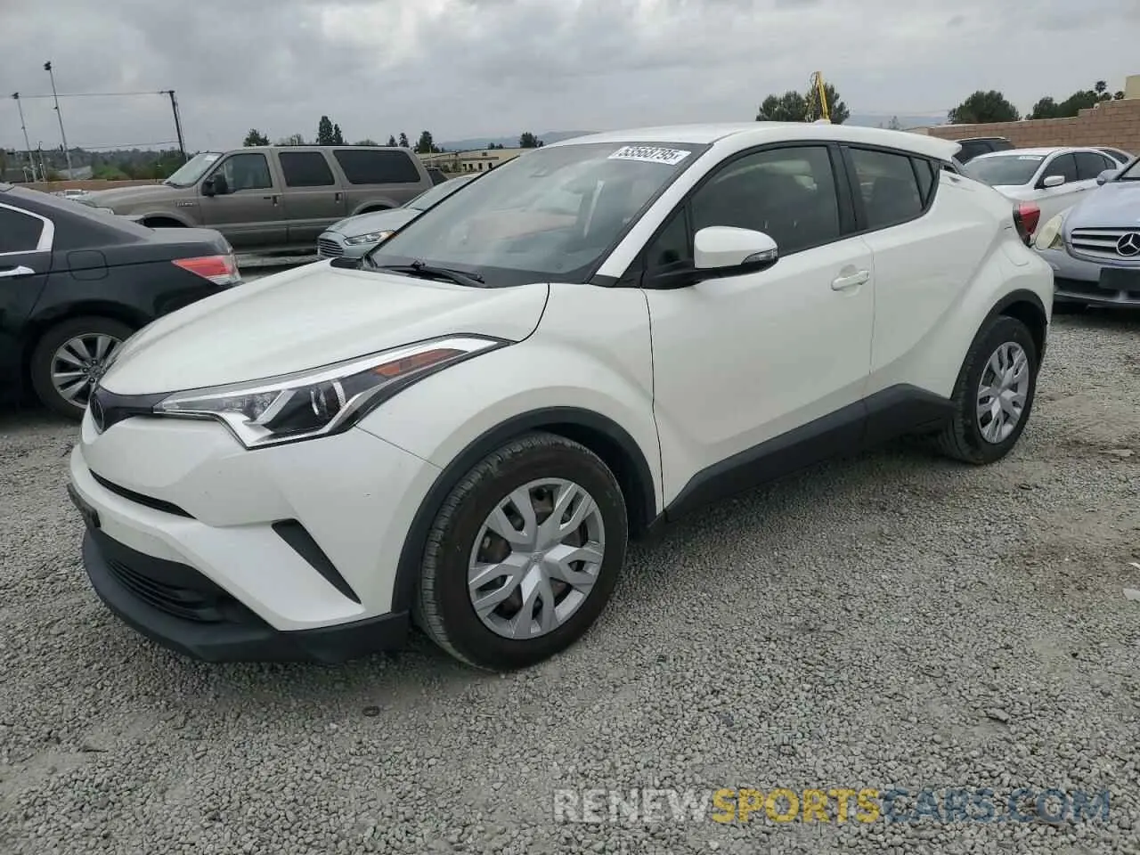 1 fotografías del automóvil dañado JTNKHMBX9K1059561 TOYOTA C-HR 2019