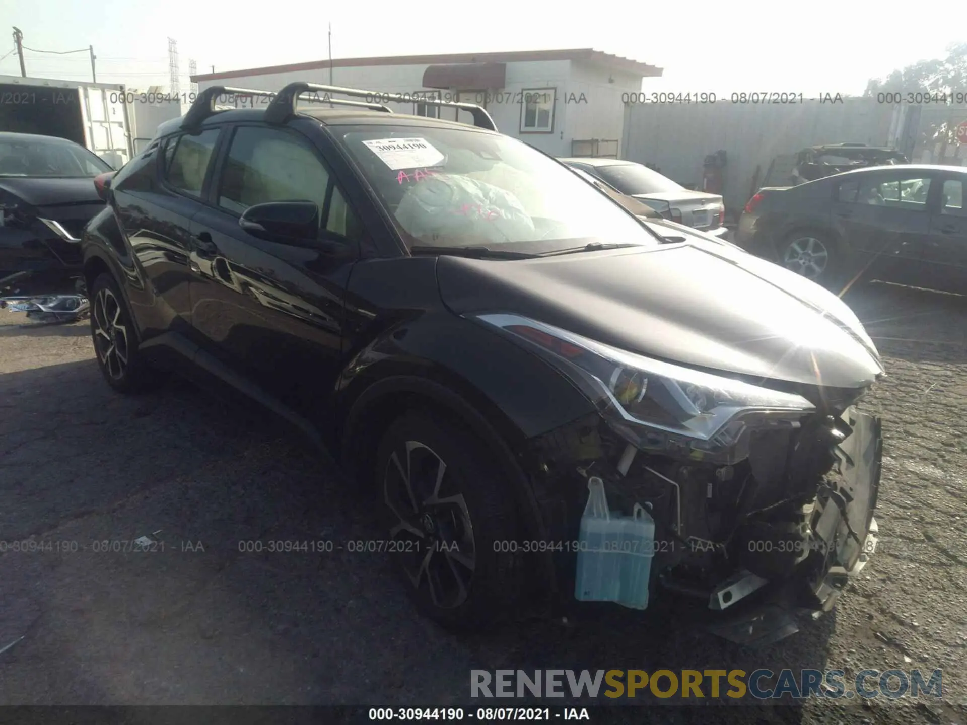 1 fotografías del automóvil dañado JTNKHMBXXK1035964 TOYOTA C-HR 2019