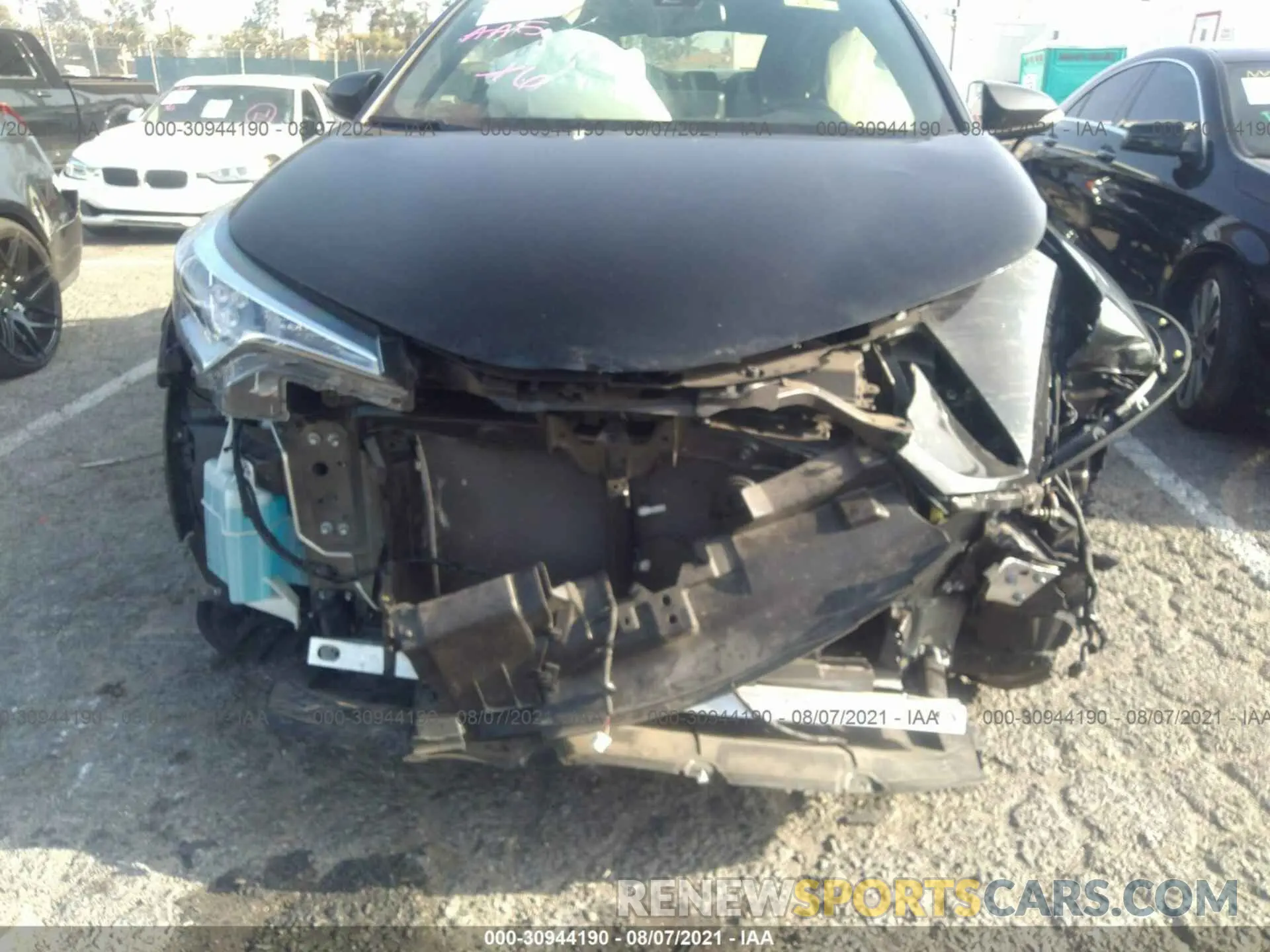 6 fotografías del automóvil dañado JTNKHMBXXK1035964 TOYOTA C-HR 2019