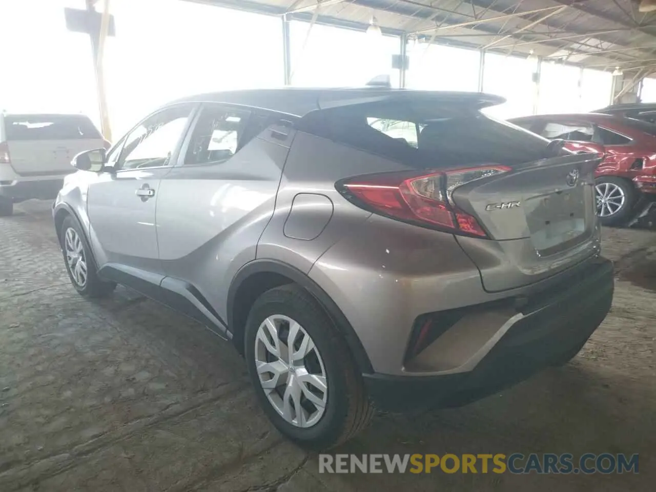 3 fotografías del automóvil dañado JTNKHMBXXK1042512 TOYOTA C-HR 2019