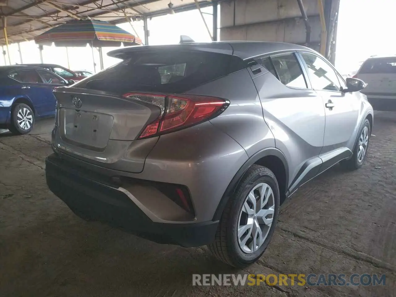 4 fotografías del automóvil dañado JTNKHMBXXK1042512 TOYOTA C-HR 2019