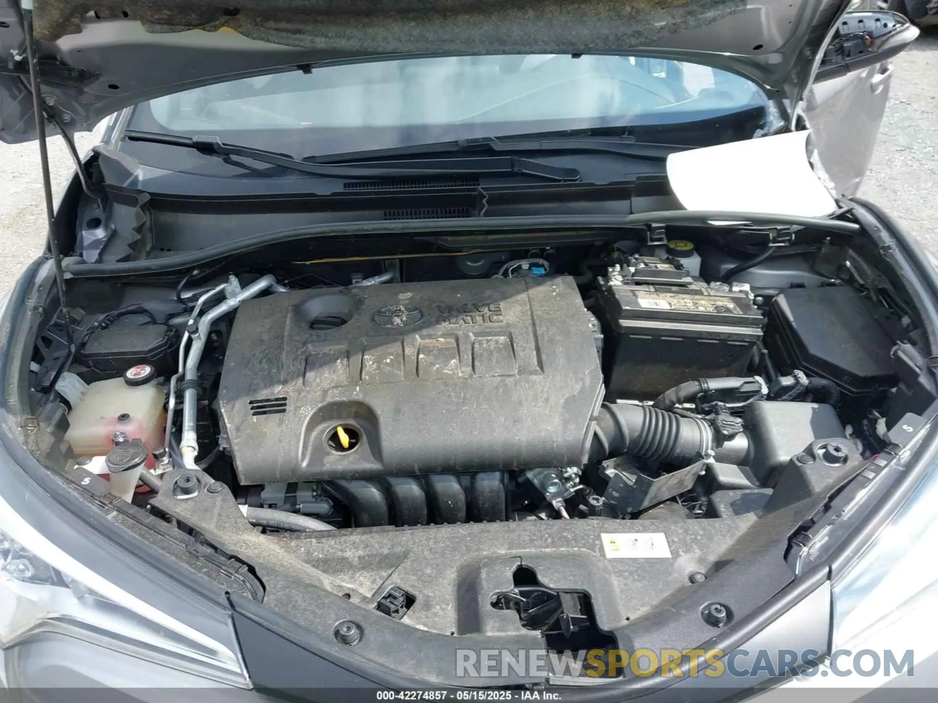 10 fotografías del automóvil dañado JTNKHMBXXK1060315 TOYOTA C-HR 2019