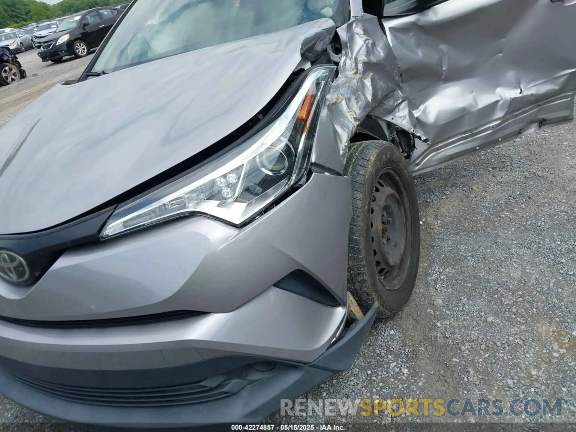 6 fotografías del automóvil dañado JTNKHMBXXK1060315 TOYOTA C-HR 2019