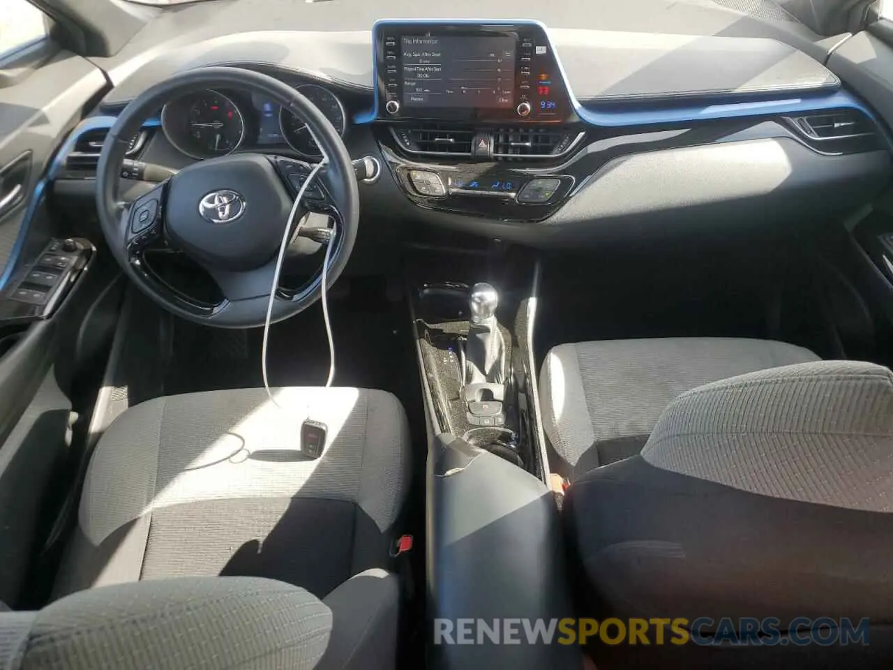 8 fotografías del automóvil dañado NMTKHMBX0KR100407 TOYOTA C-HR 2019