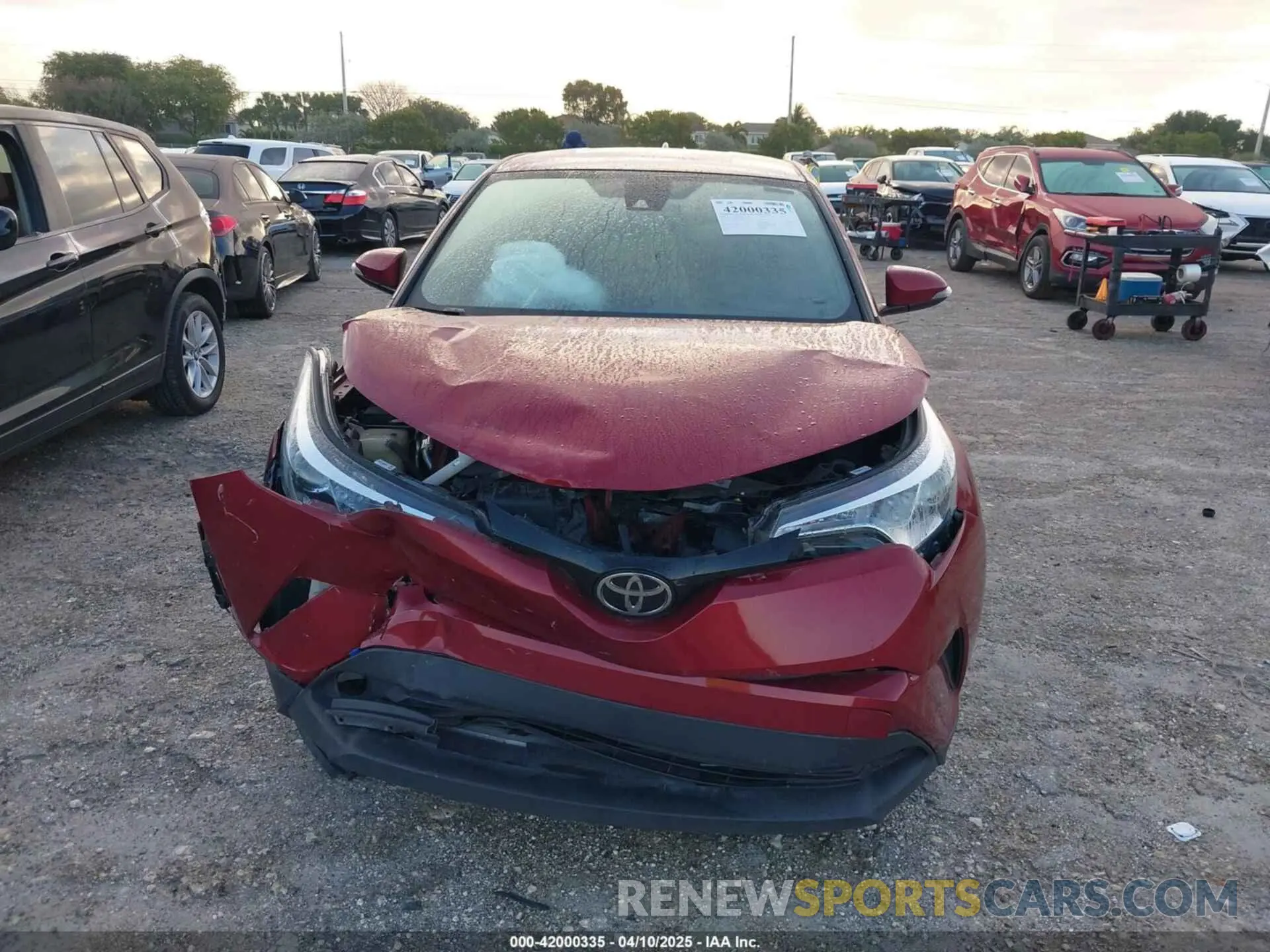 12 fotografías del automóvil dañado NMTKHMBX1KR070401 TOYOTA C-HR 2019