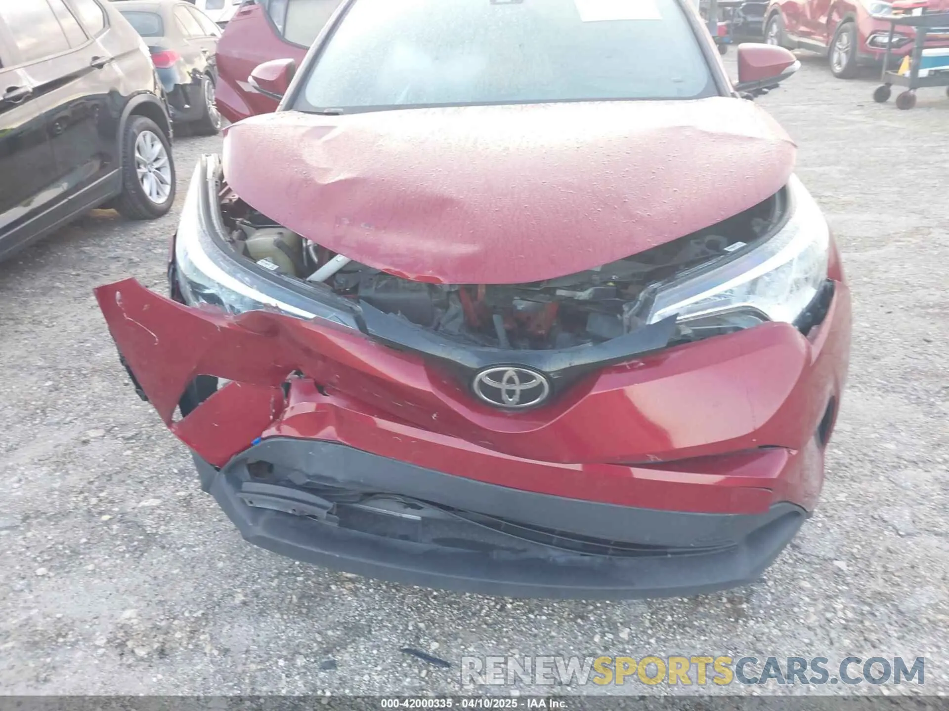 6 fotografías del automóvil dañado NMTKHMBX1KR070401 TOYOTA C-HR 2019