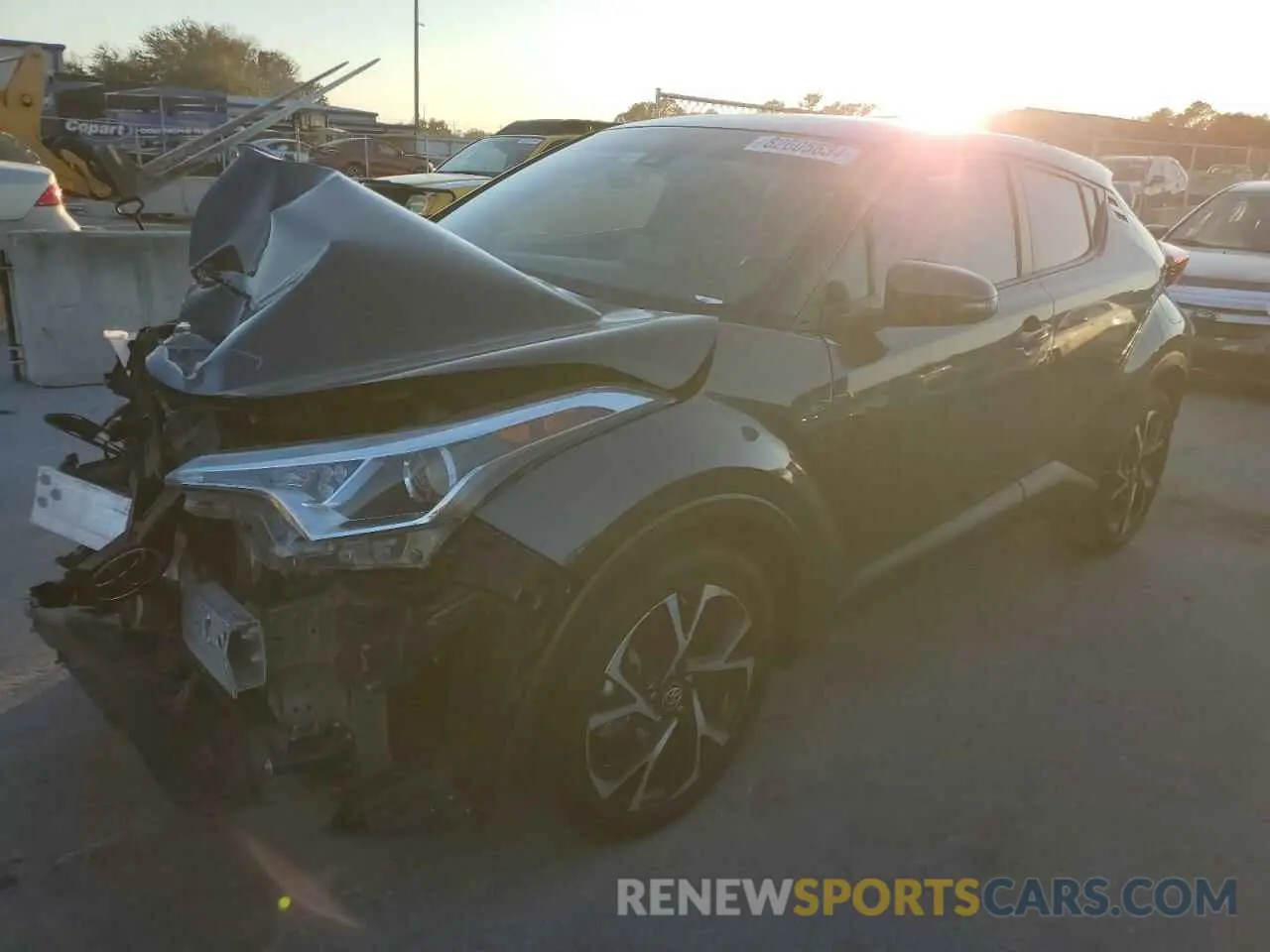 1 fotografías del automóvil dañado NMTKHMBX1KR093662 TOYOTA C-HR 2019