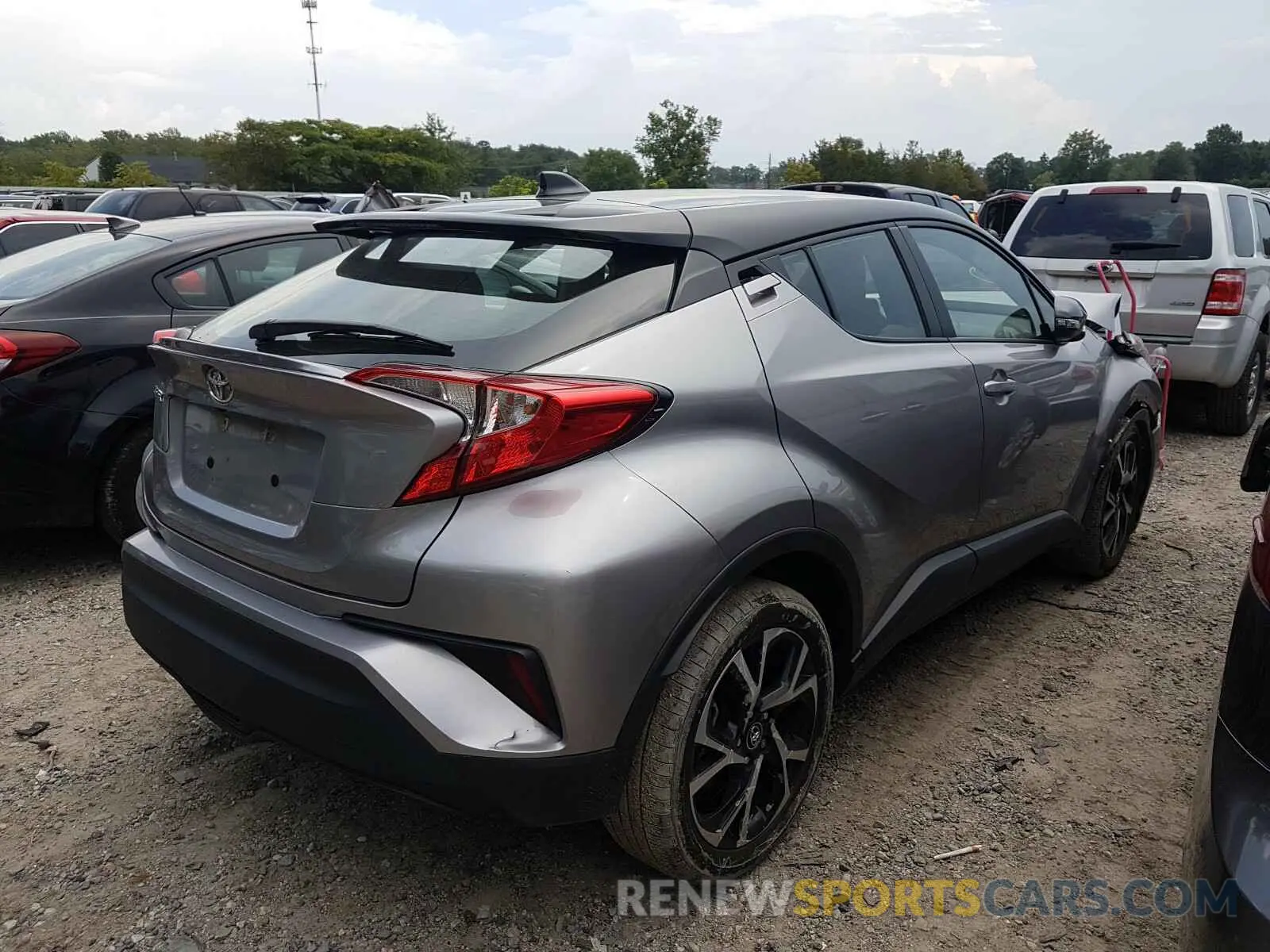 4 fotografías del automóvil dañado NMTKHMBX2KR069872 TOYOTA C-HR 2019
