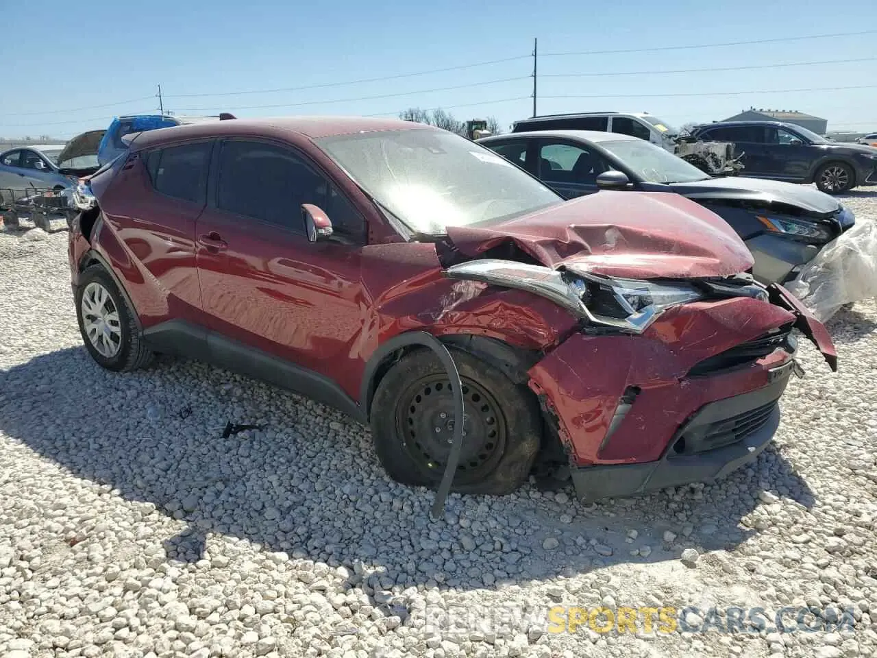 4 fotografías del automóvil dañado NMTKHMBX2KR082945 TOYOTA C-HR 2019