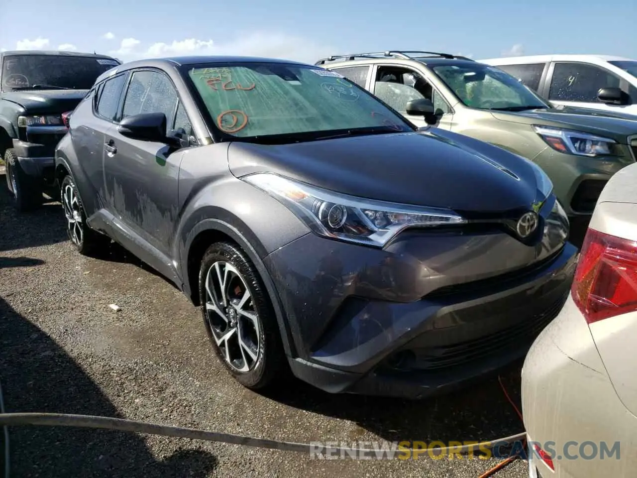 1 fotografías del automóvil dañado NMTKHMBX2KR086235 TOYOTA C-HR 2019