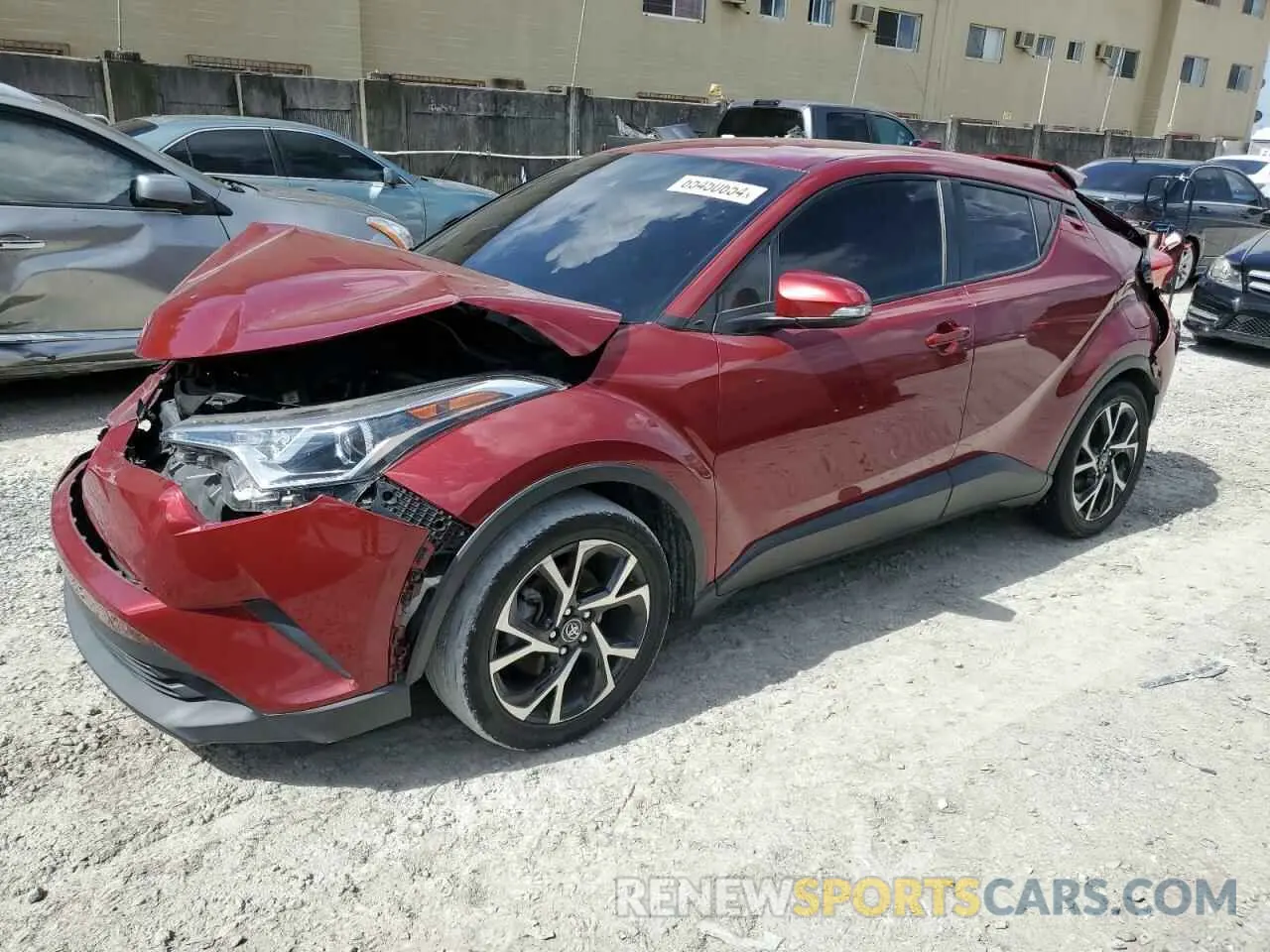 1 fotografías del automóvil dañado NMTKHMBX2KR099101 TOYOTA C-HR 2019