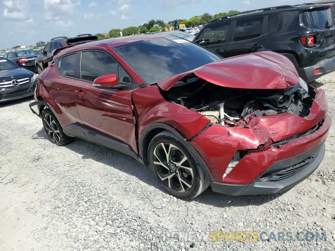 4 fotografías del automóvil dañado NMTKHMBX2KR099101 TOYOTA C-HR 2019