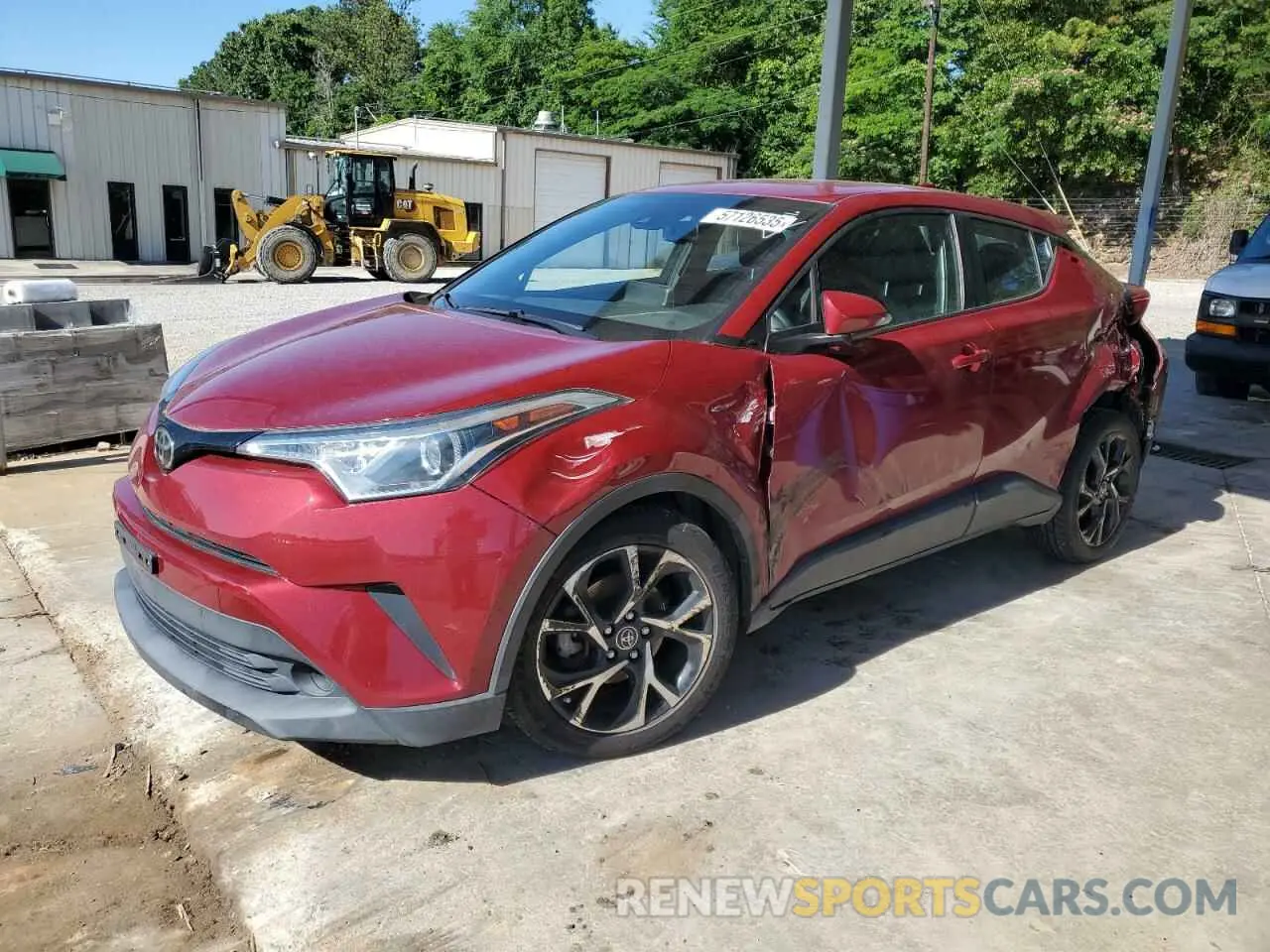 1 fotografías del automóvil dañado NMTKHMBX3KR081500 TOYOTA C-HR 2019